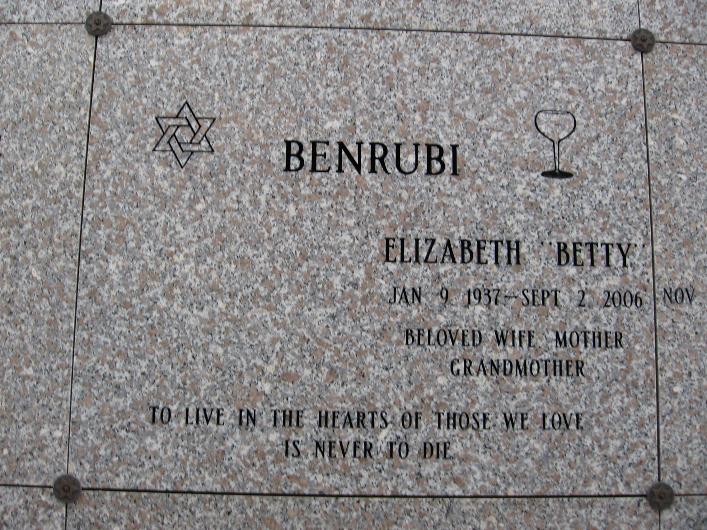 Elizabeth "Betty" Benrubi