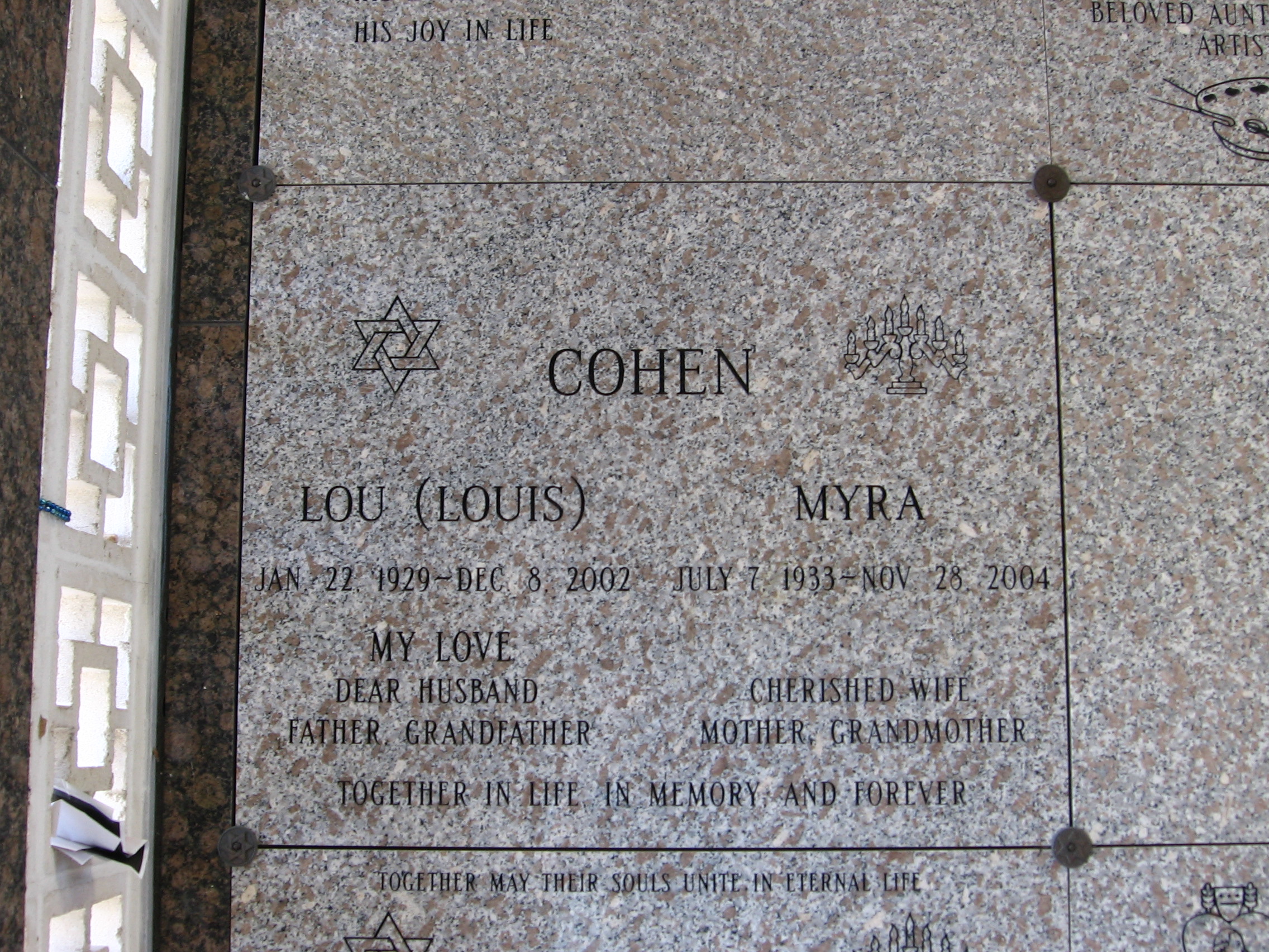 Louis "Lou" Cohen