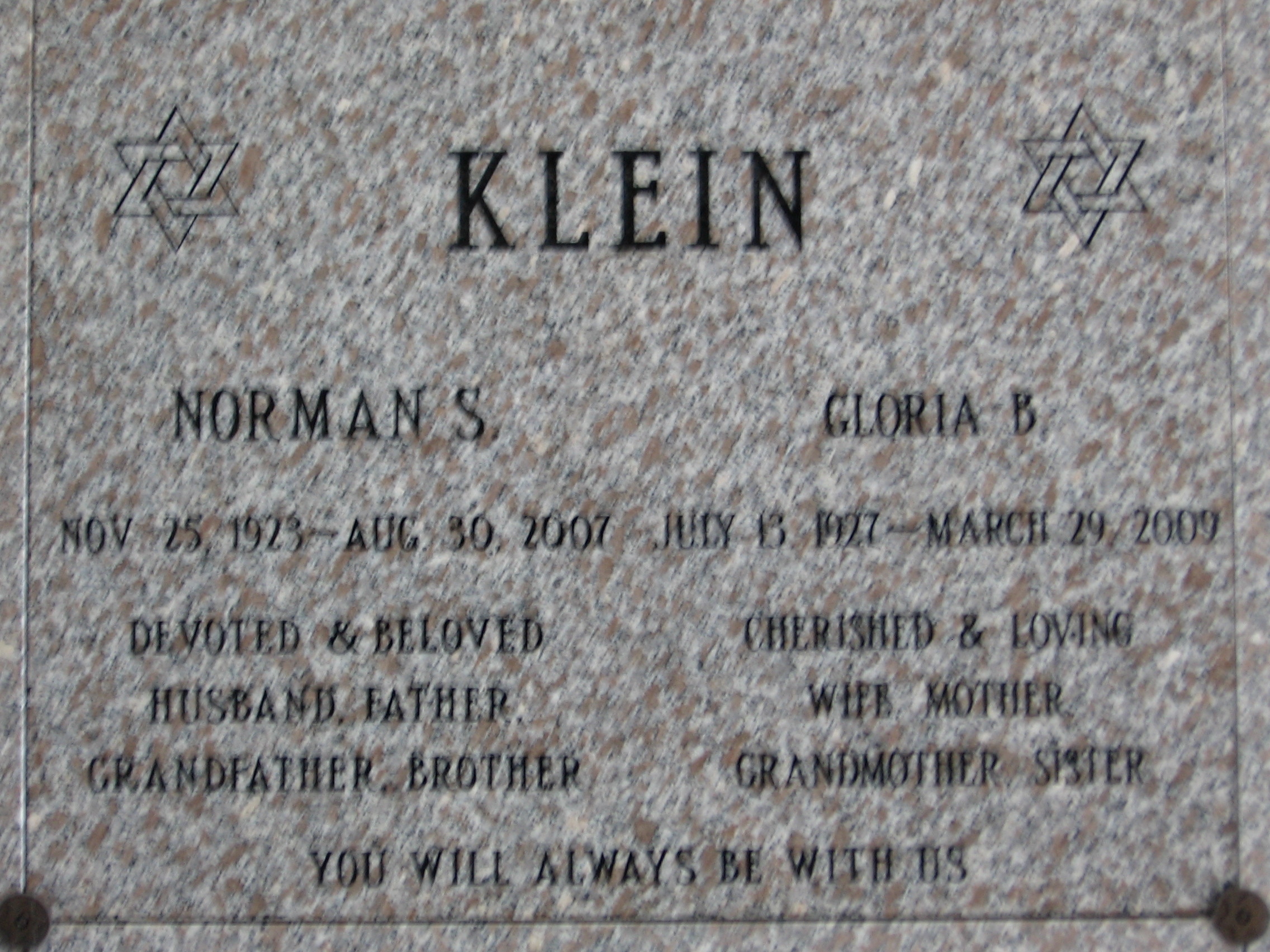 Norman S Klein