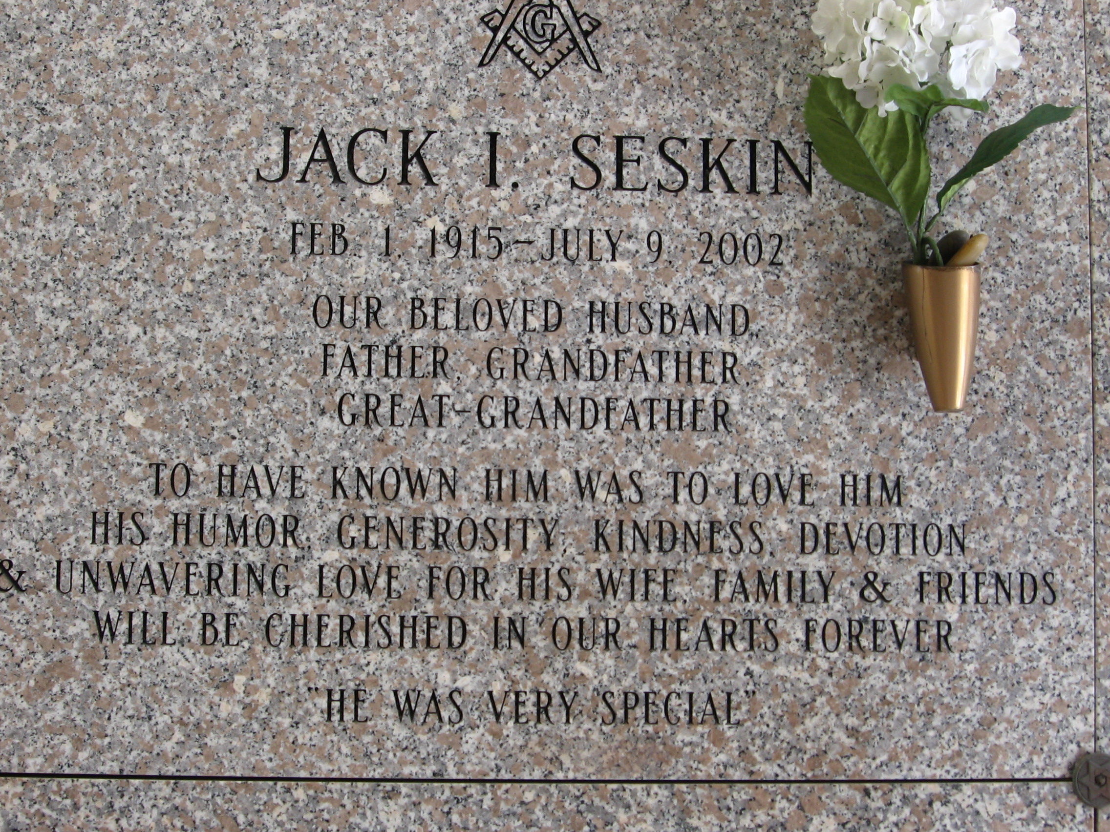 Jack I Seskin