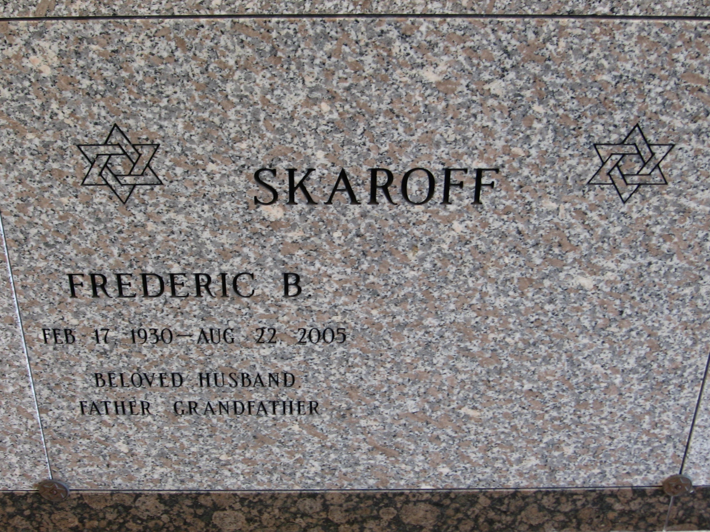 Frederic B Skafoff