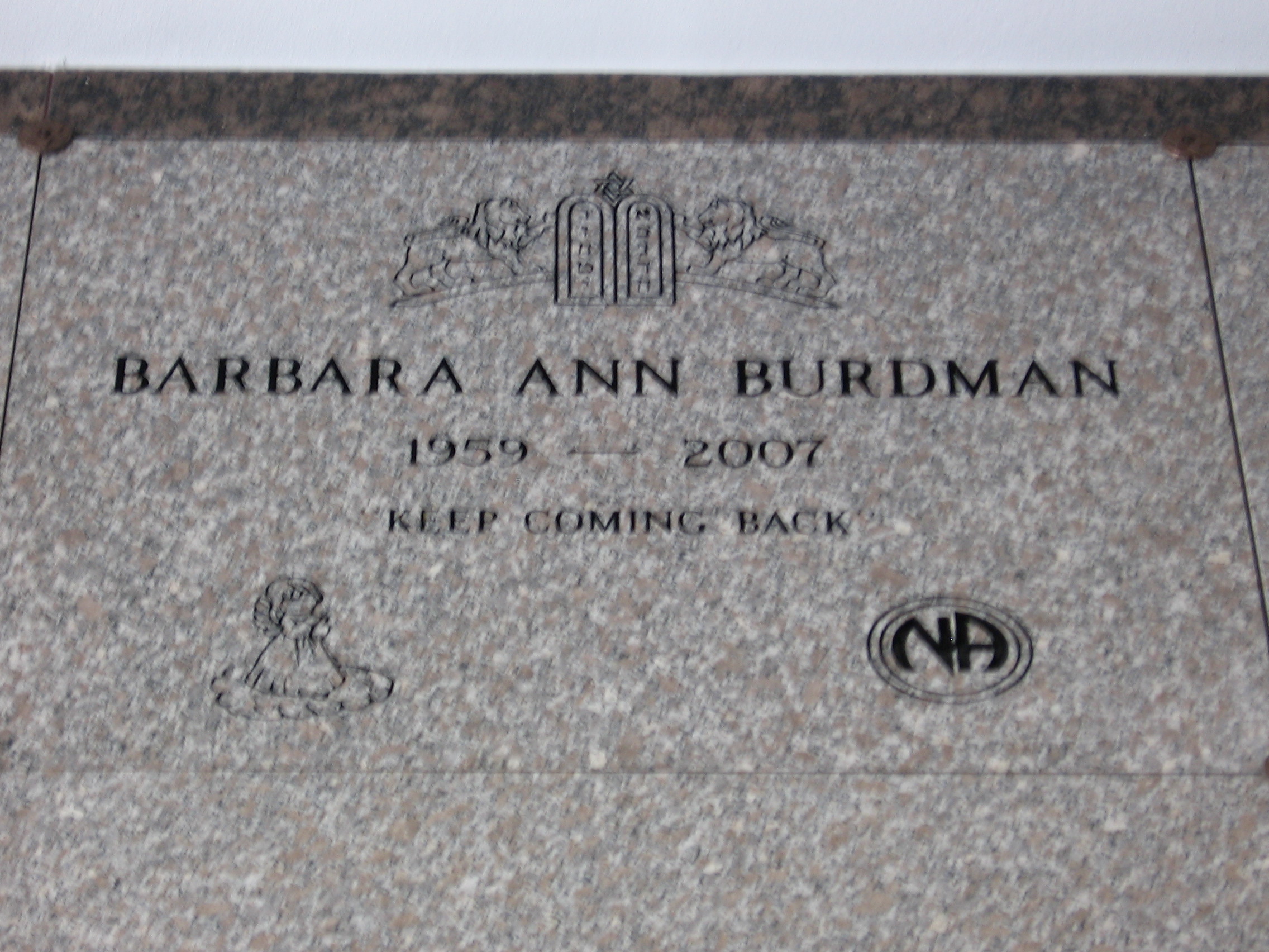 Barbara Ann Burdman
