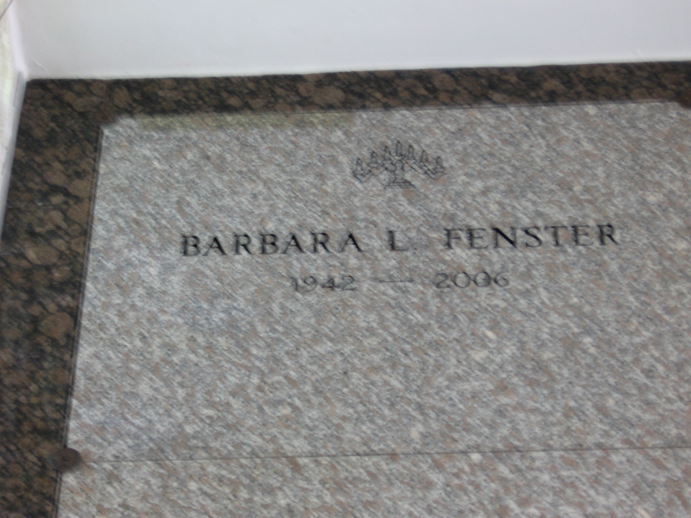 Barbara L Fenster