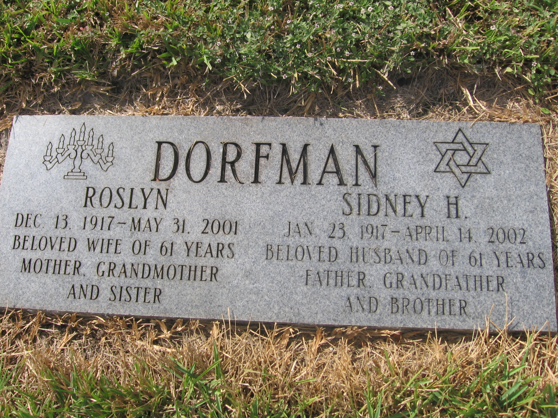 Sidney H Dorfman