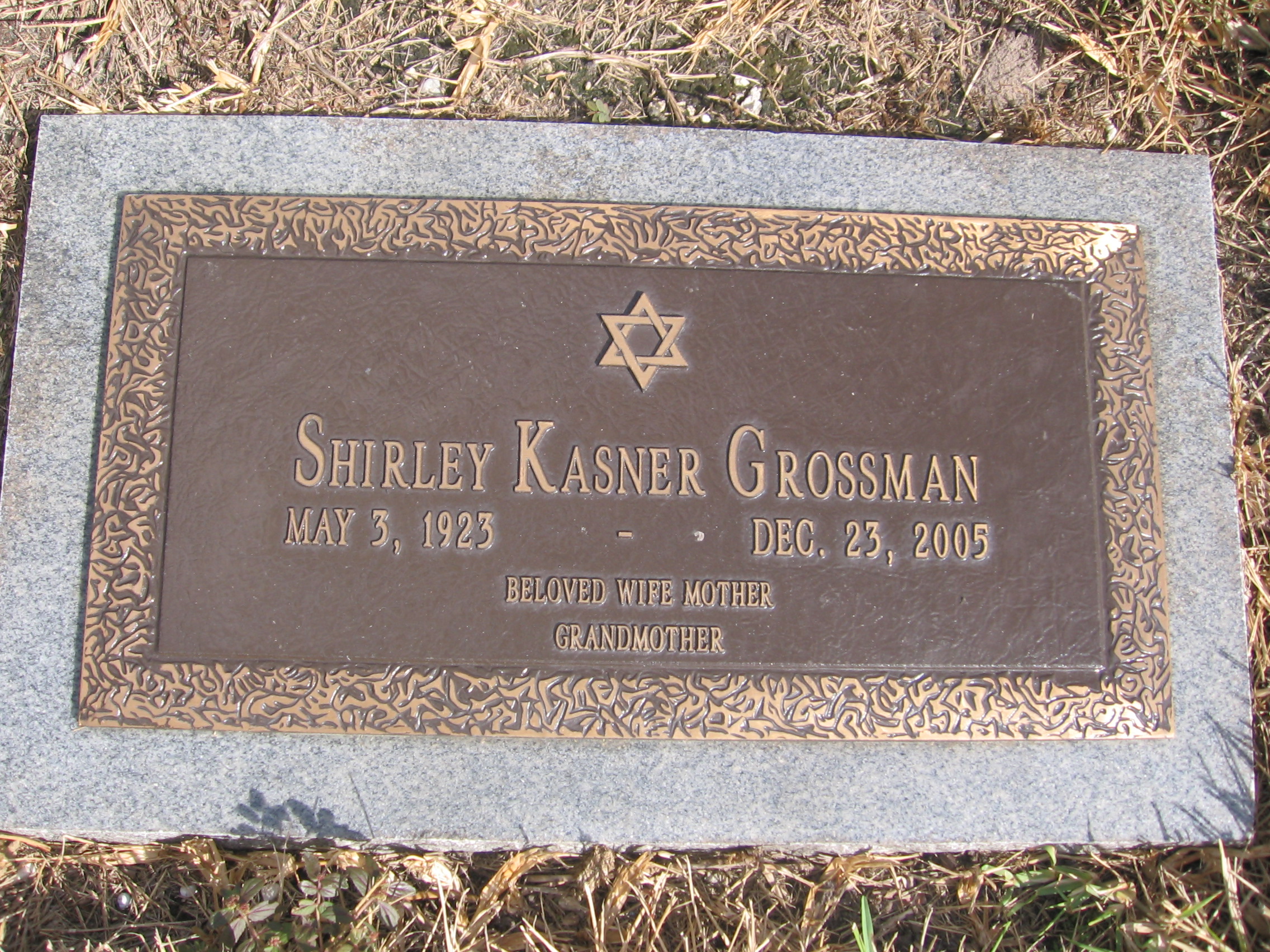 Shirley Kasner Grossman