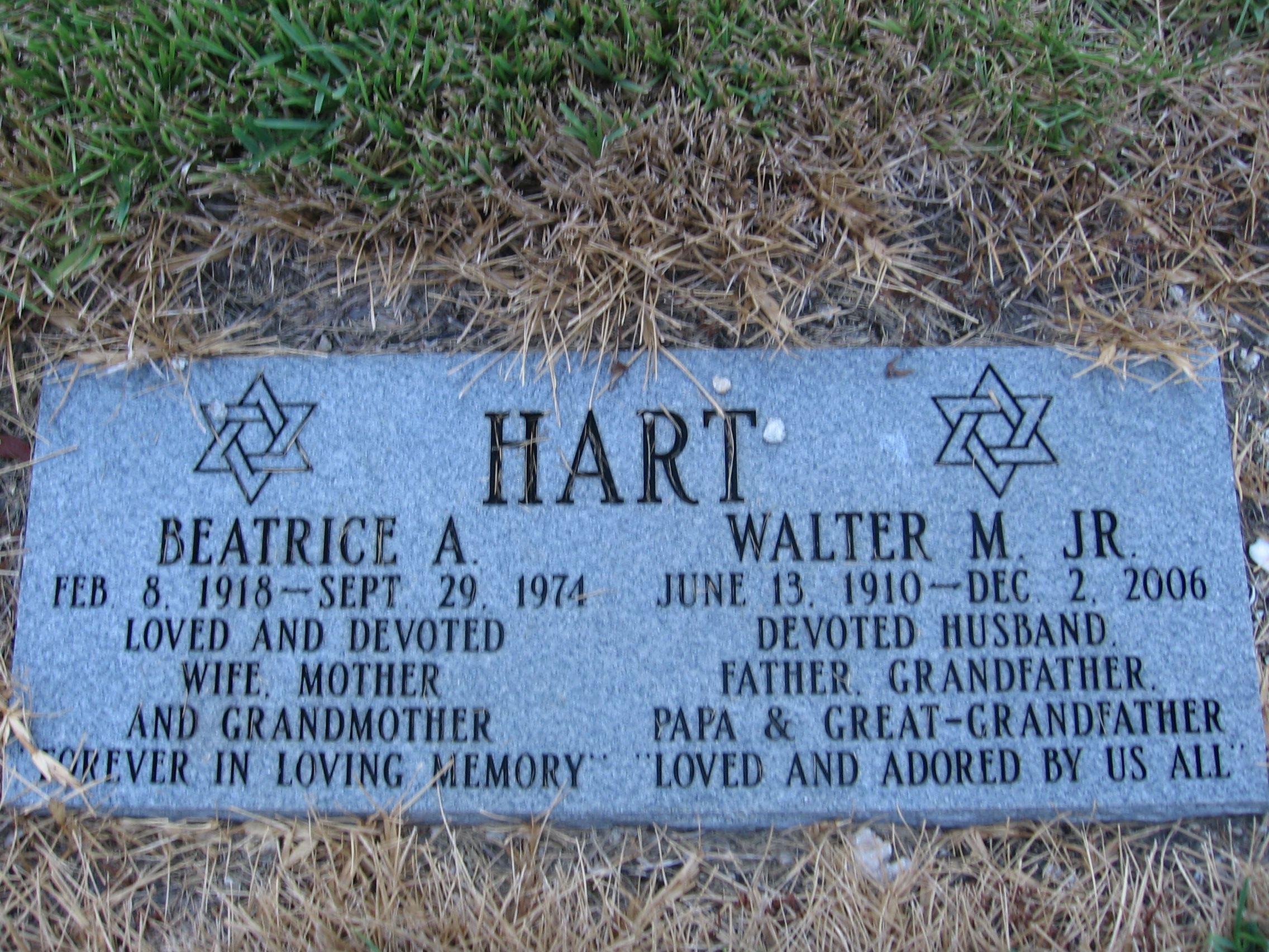 Walter M Hart, Jr