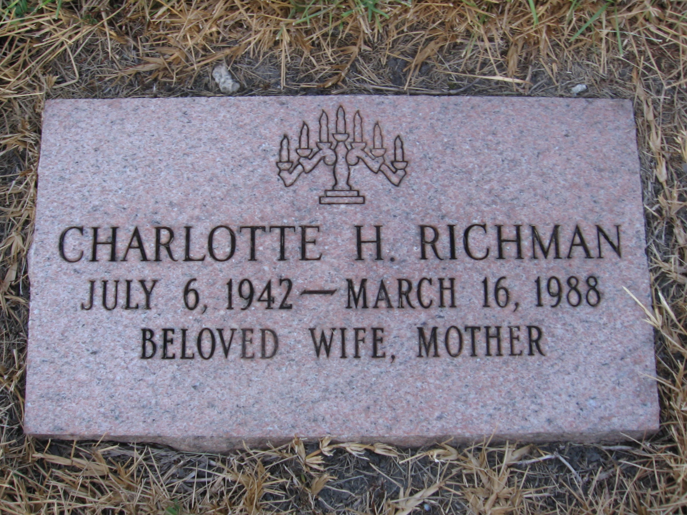 Charlotte H Richman