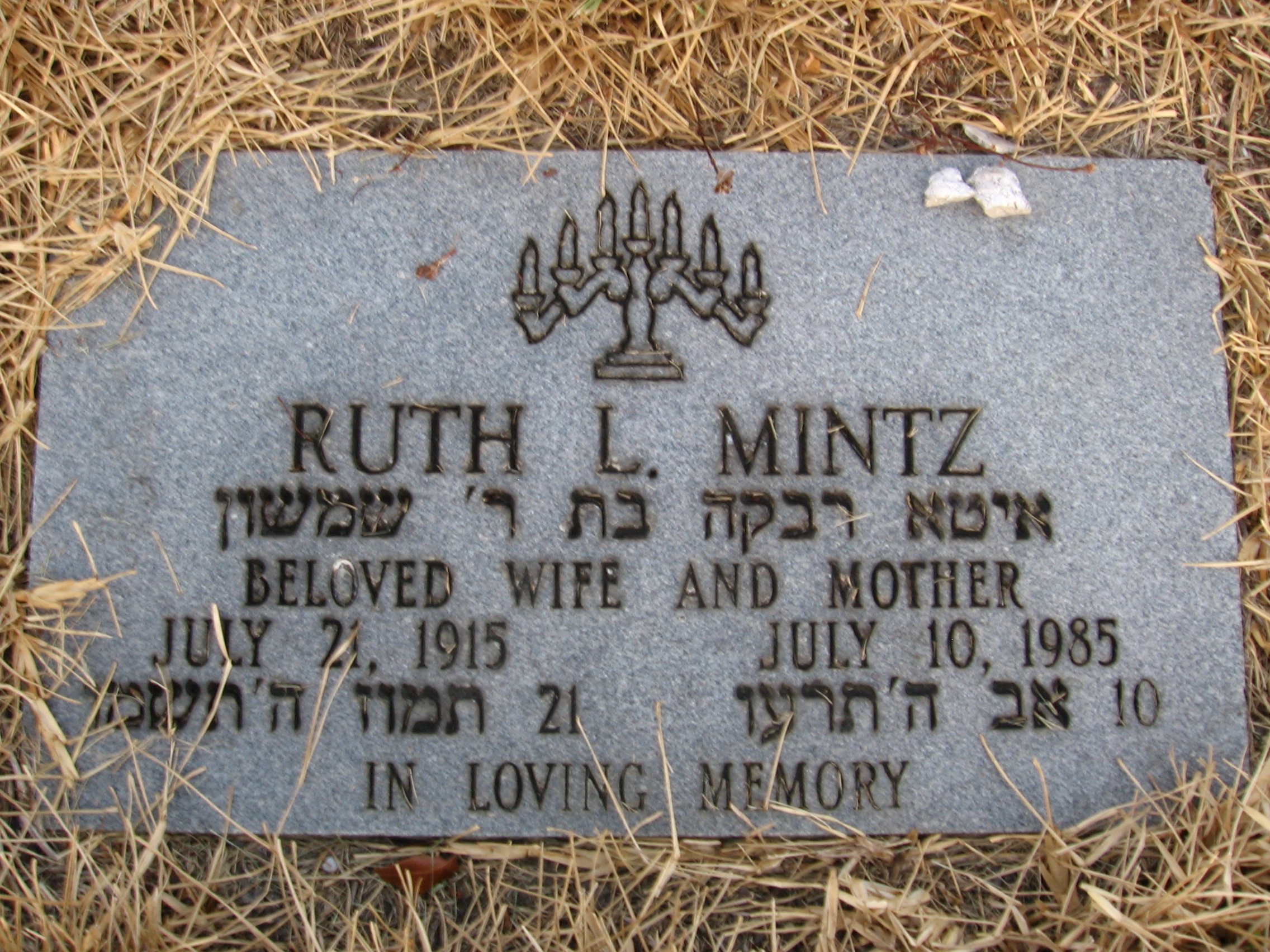 Ruth L Mintz