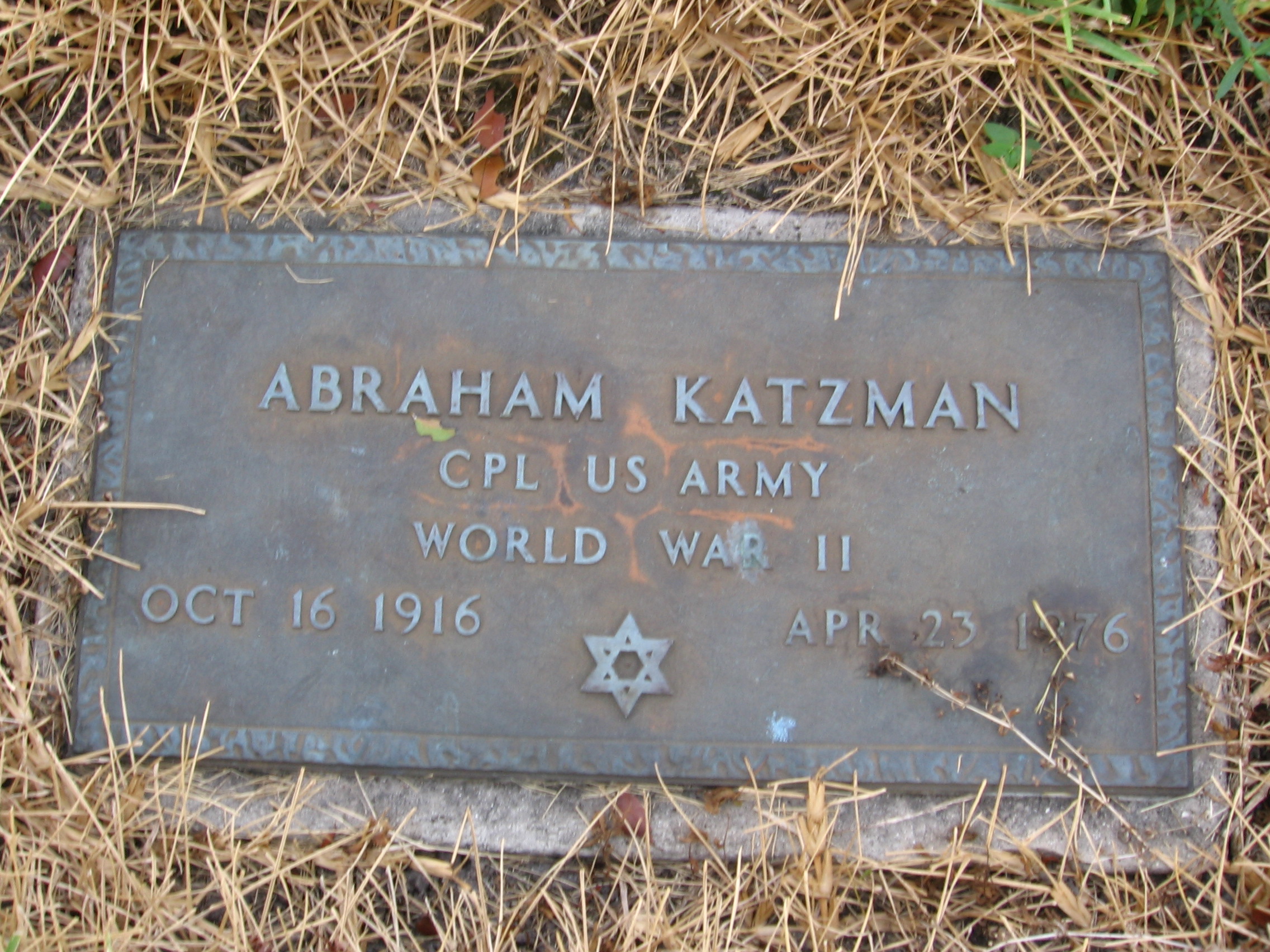 Corp Abraham Katzman
