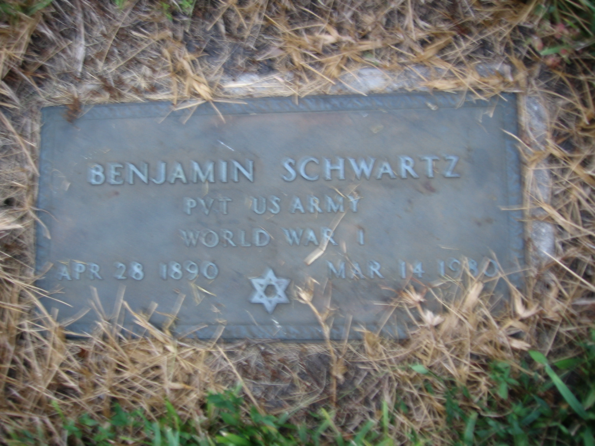 Pvt Benjamin Schwartz