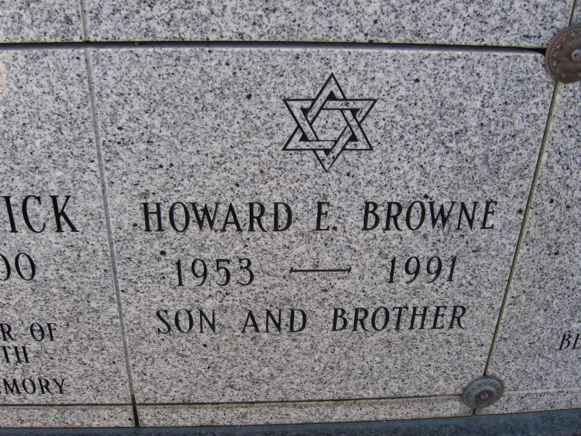 Howard E Browne