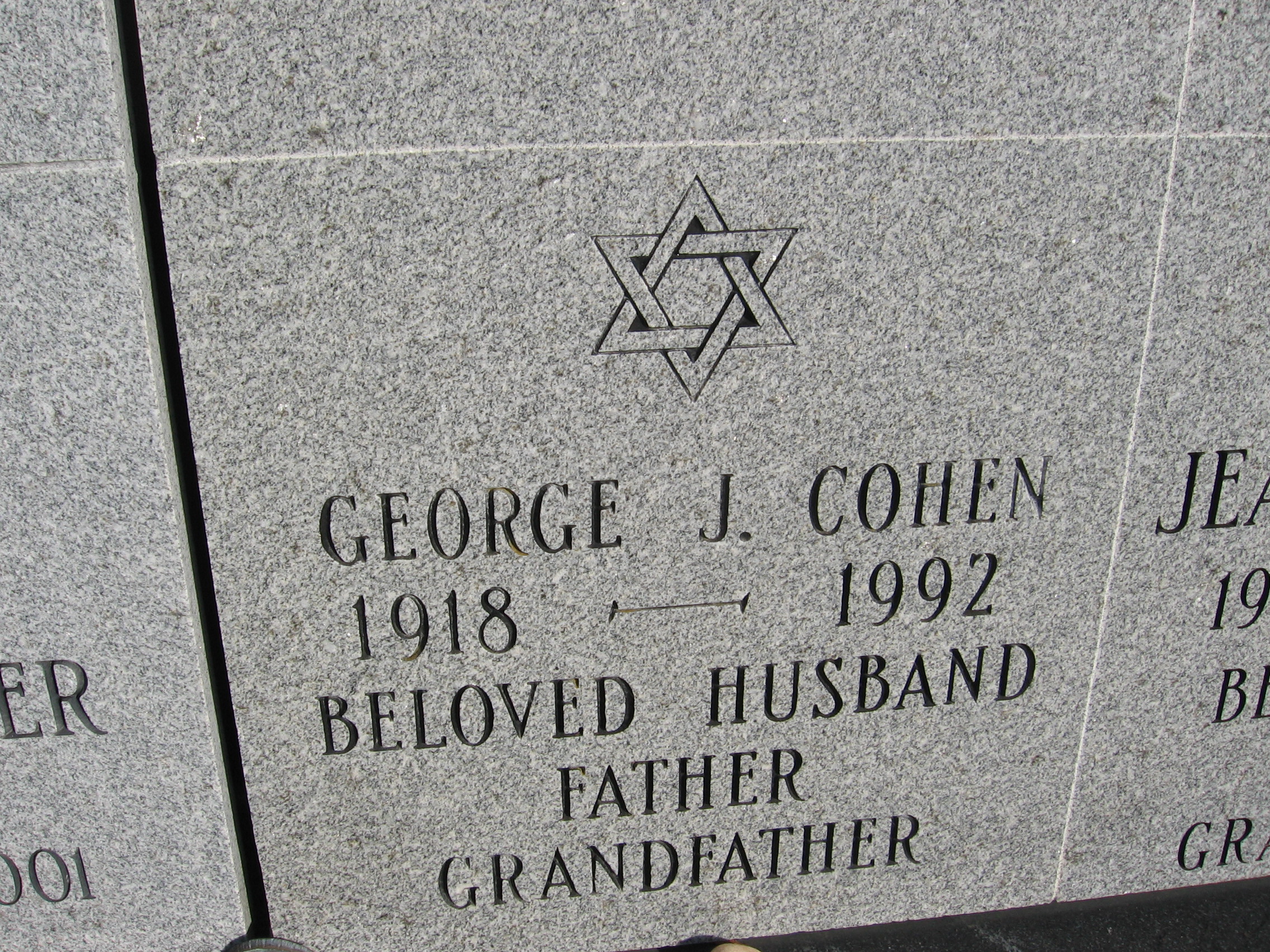 George J Cohen
