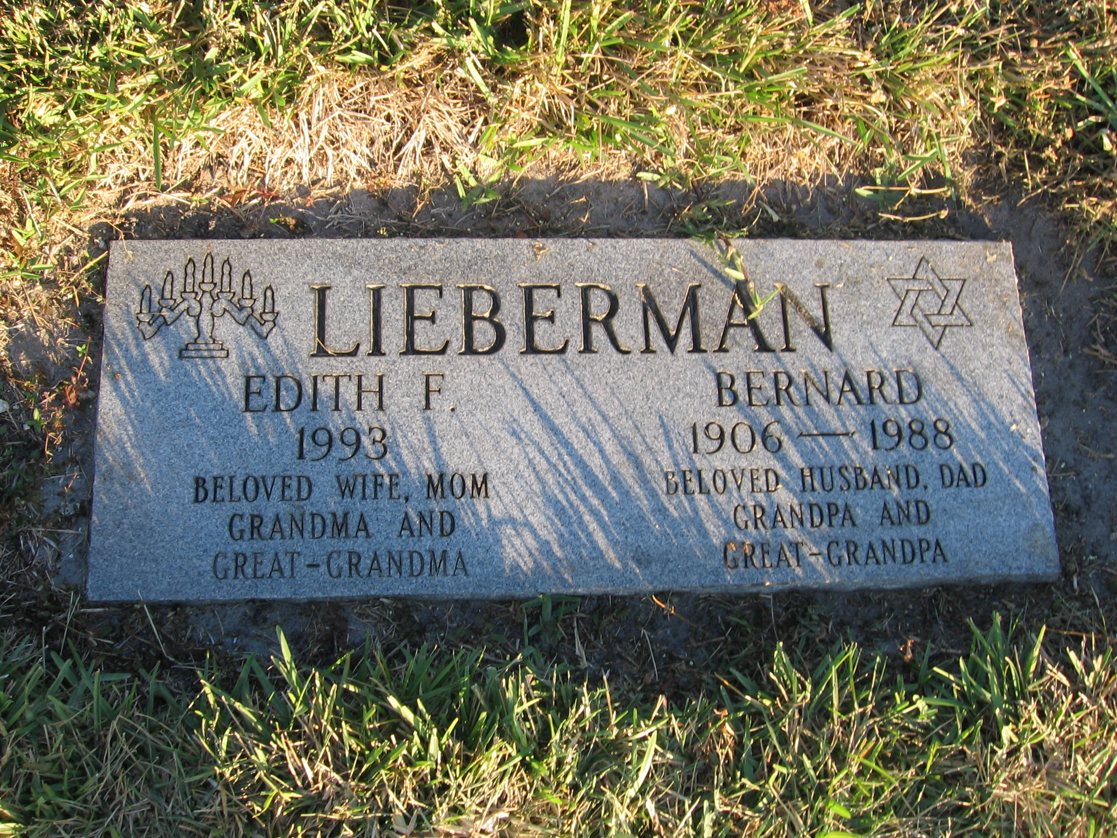 Edith F Lieberman
