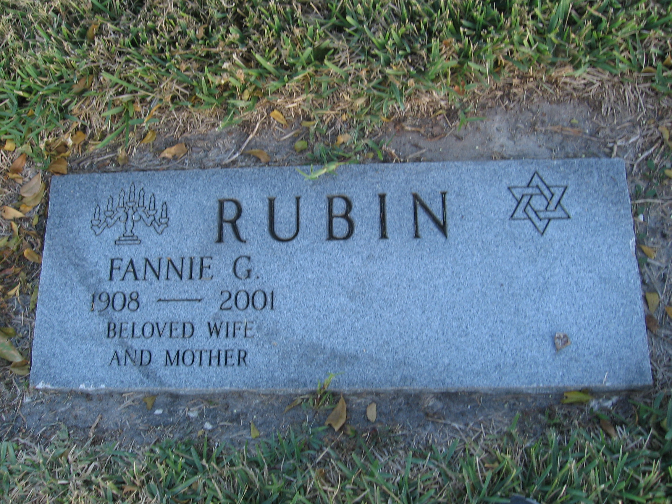 Fannie G Rubin