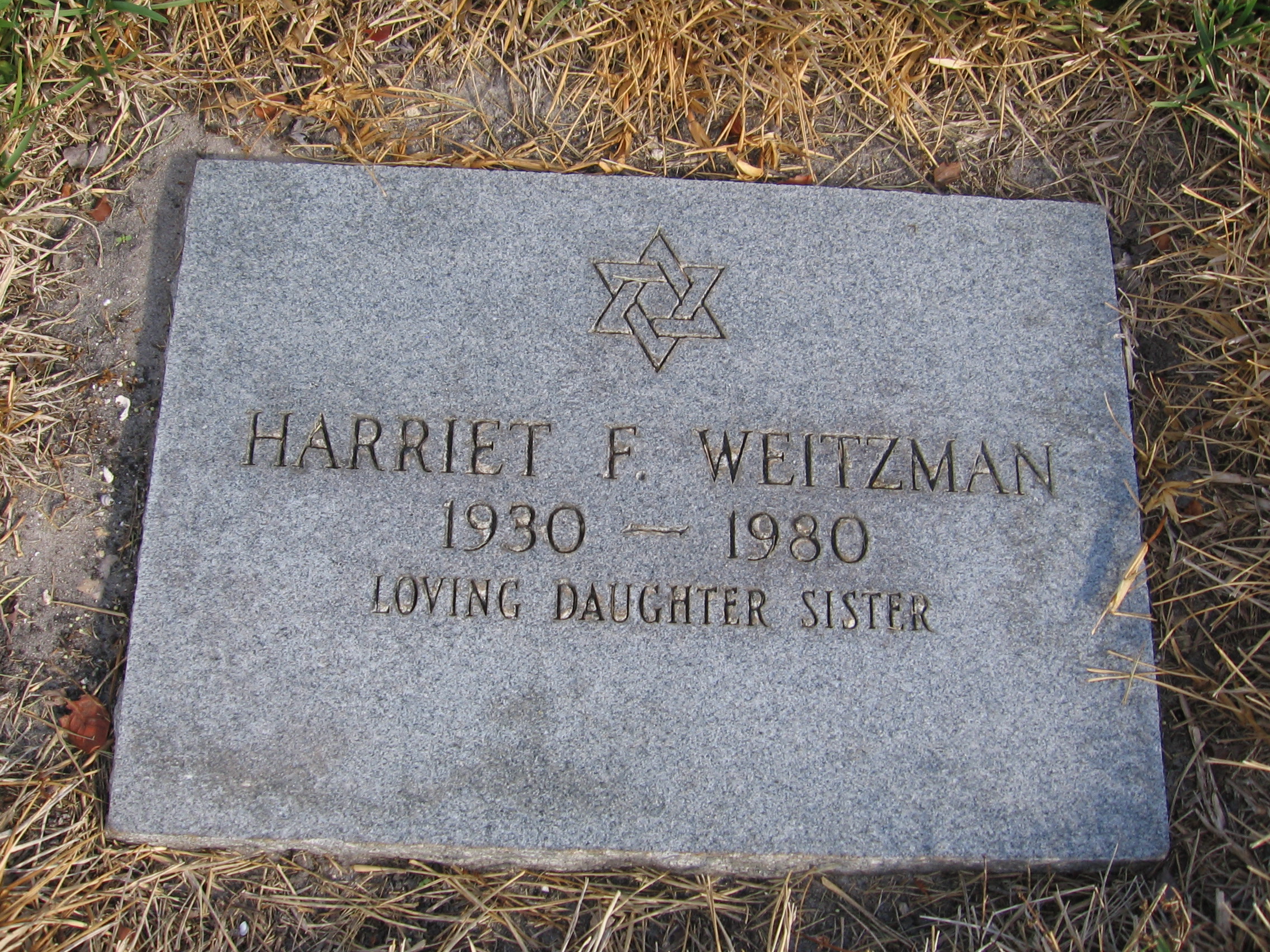 Harriet F Weitzman