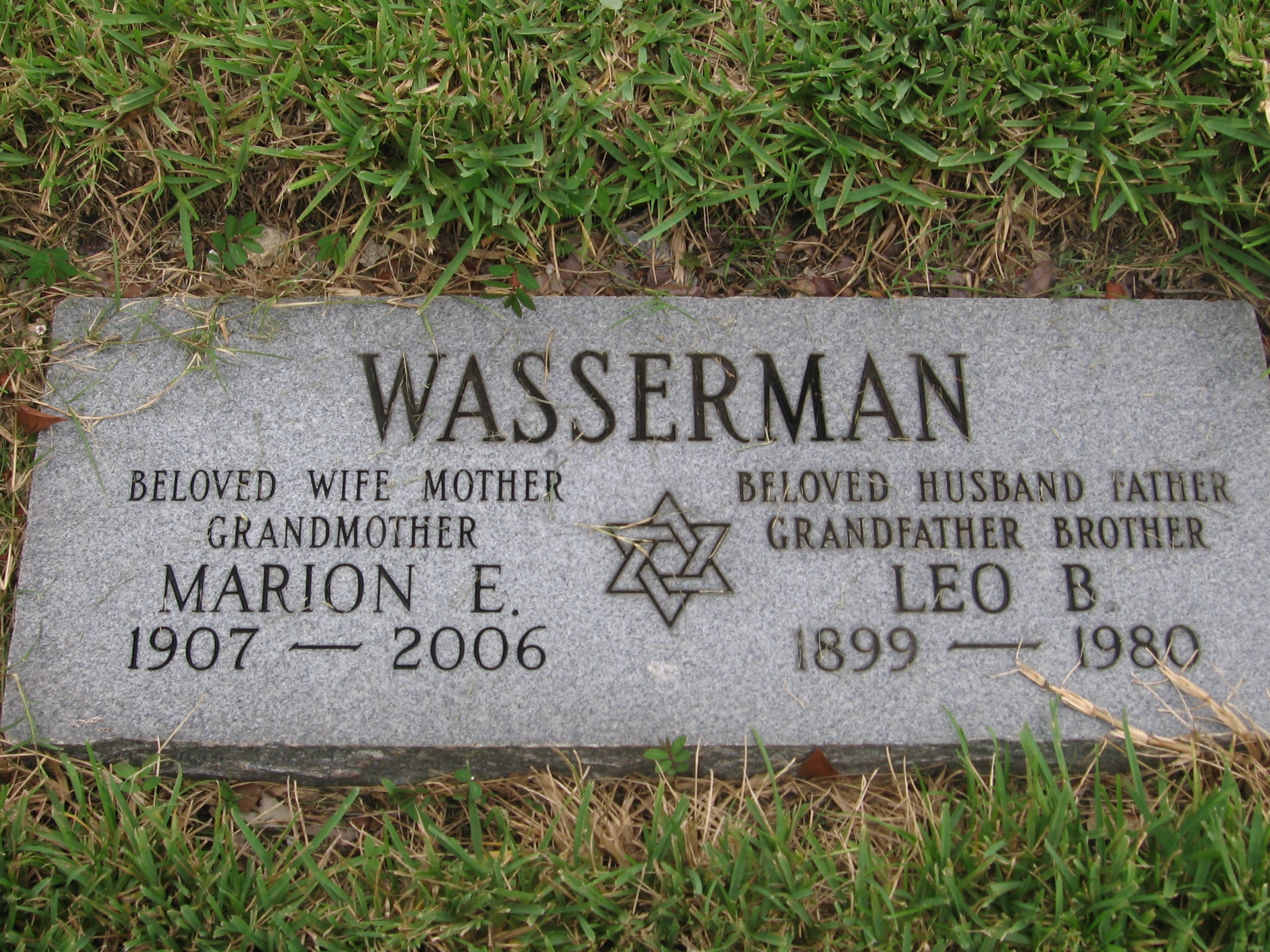 Marion E Wasserman