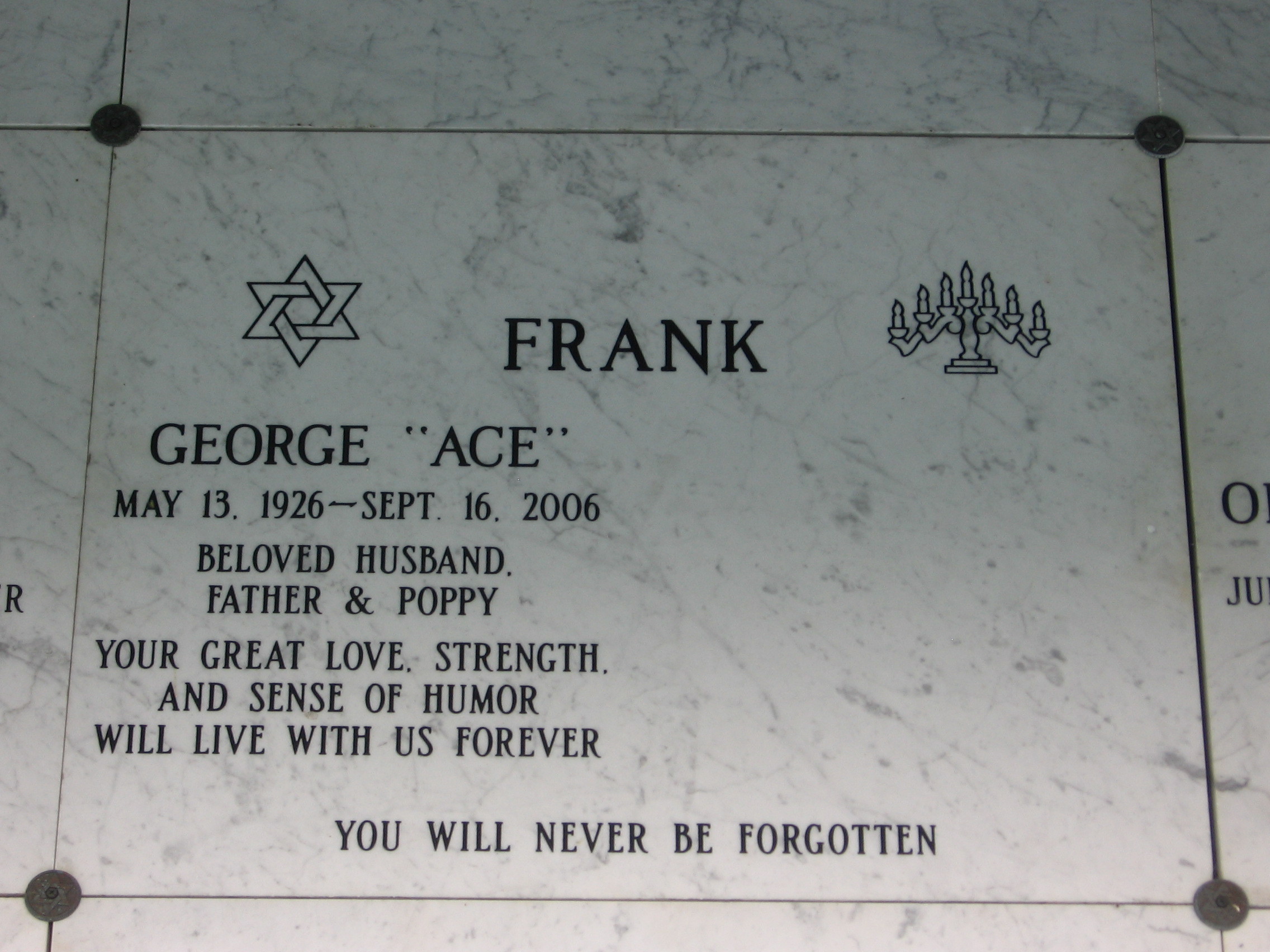 George "Ace" Frank