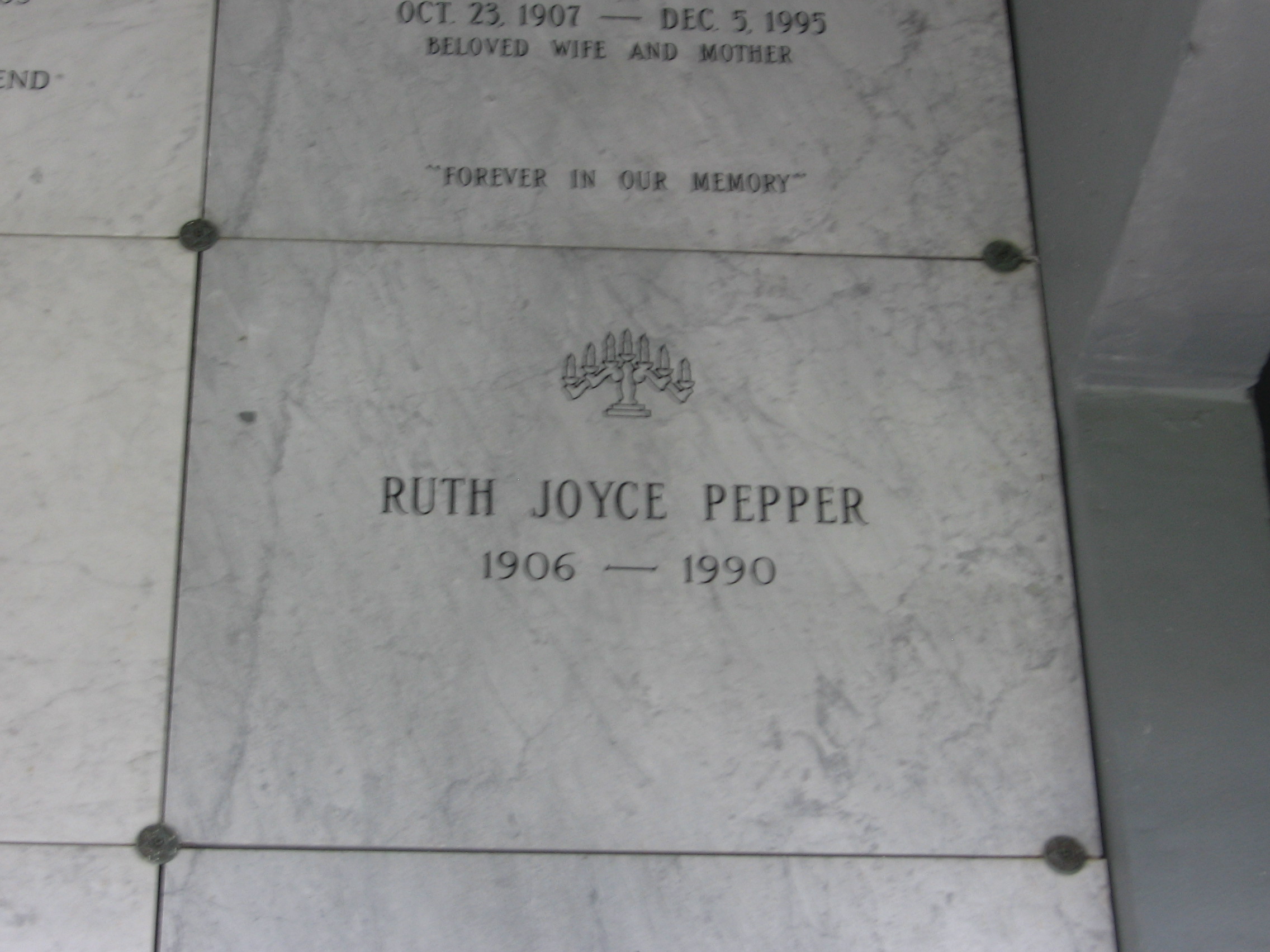 Ruth Joyce Pepper