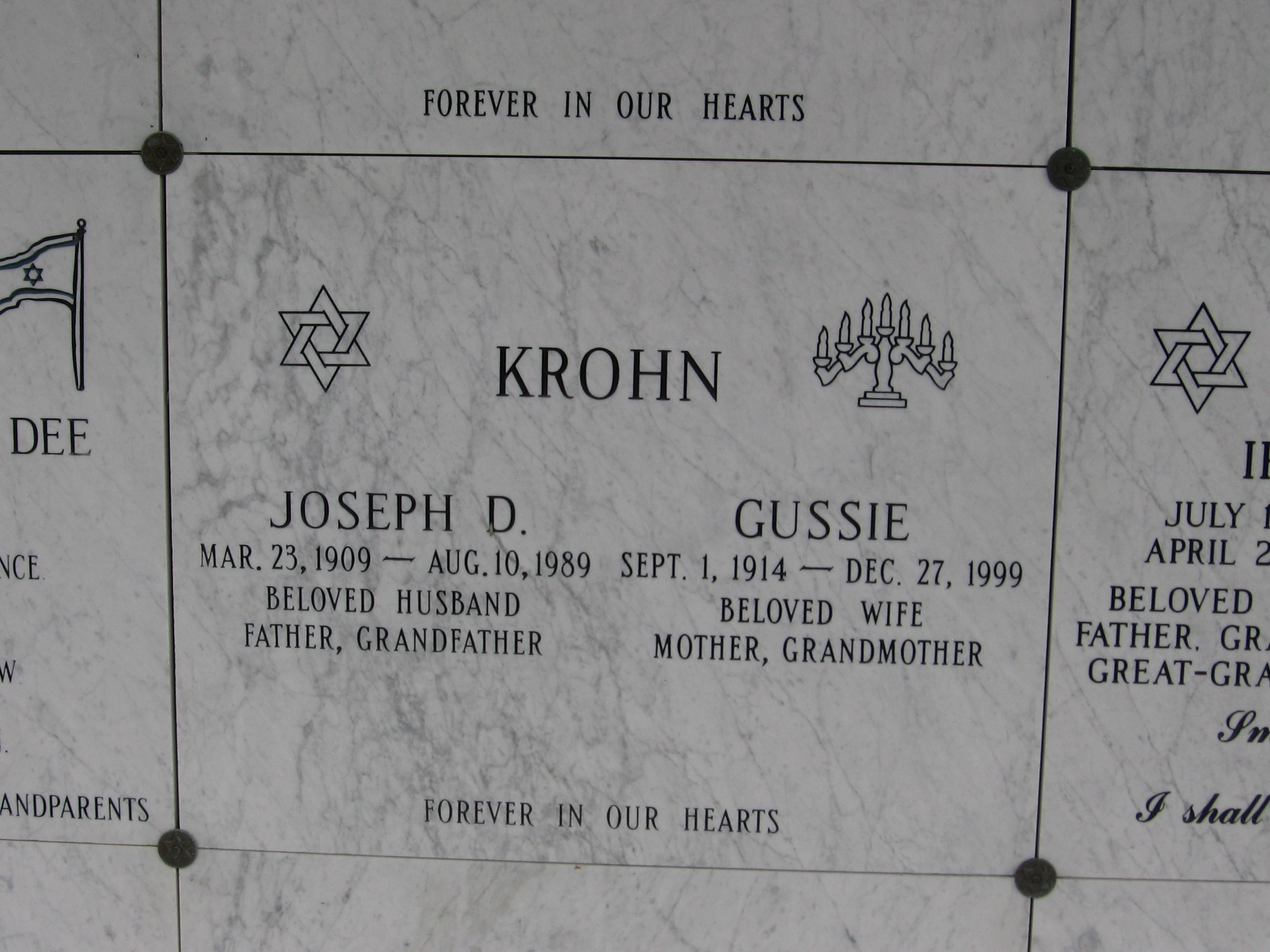 Joseph D Krohn