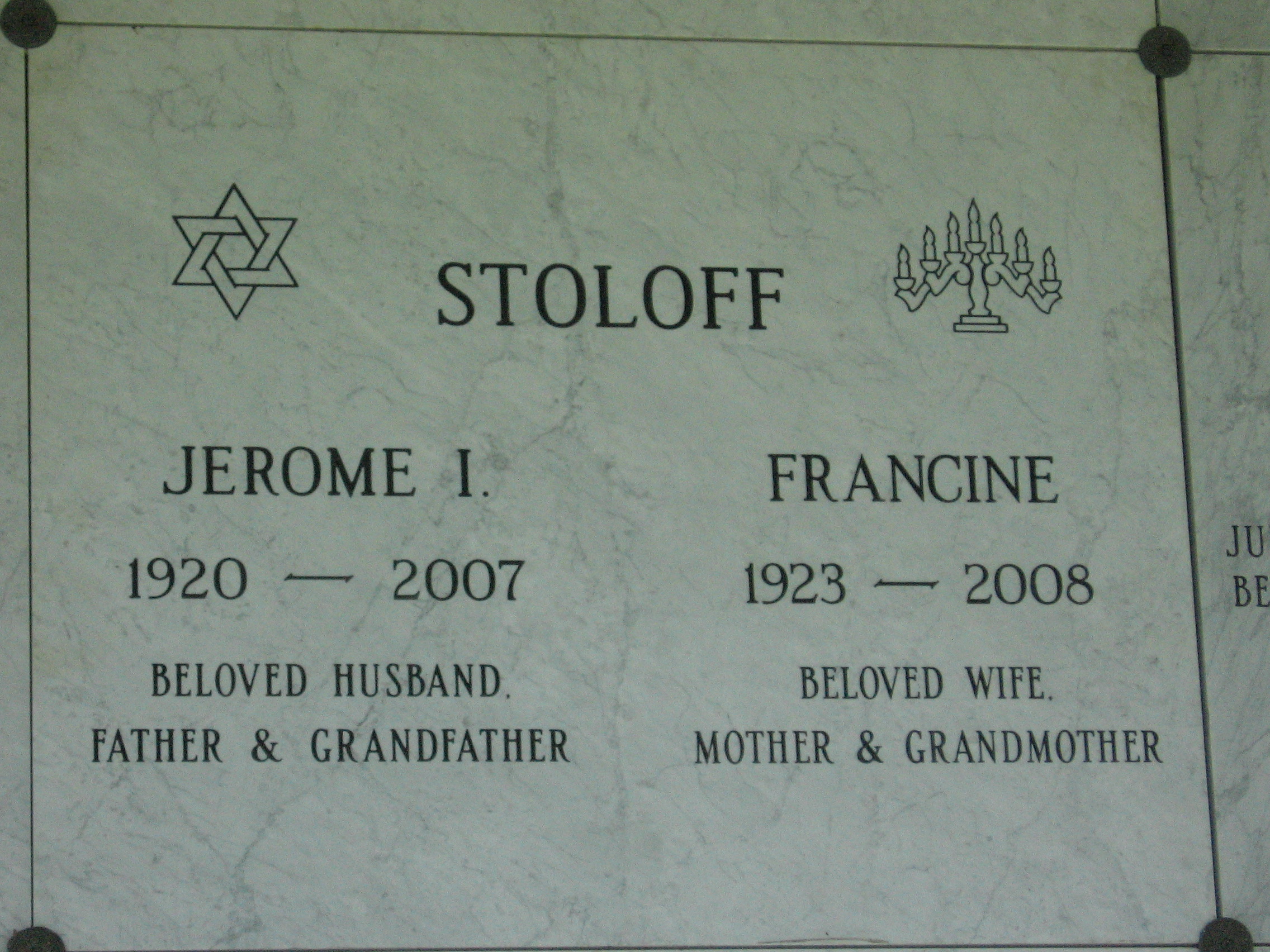 Jerome I Stoloff