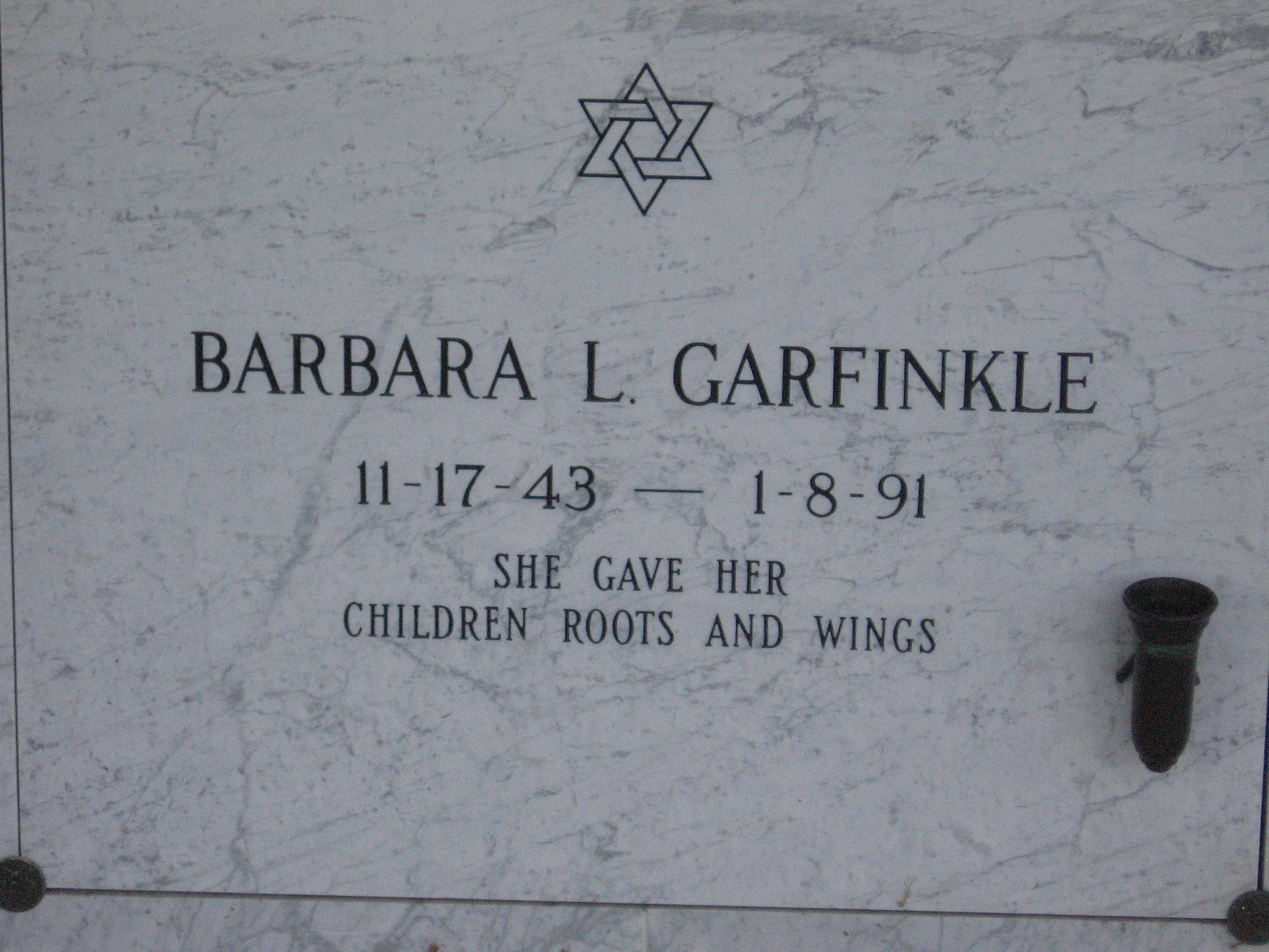 Barbara L Garfinkle