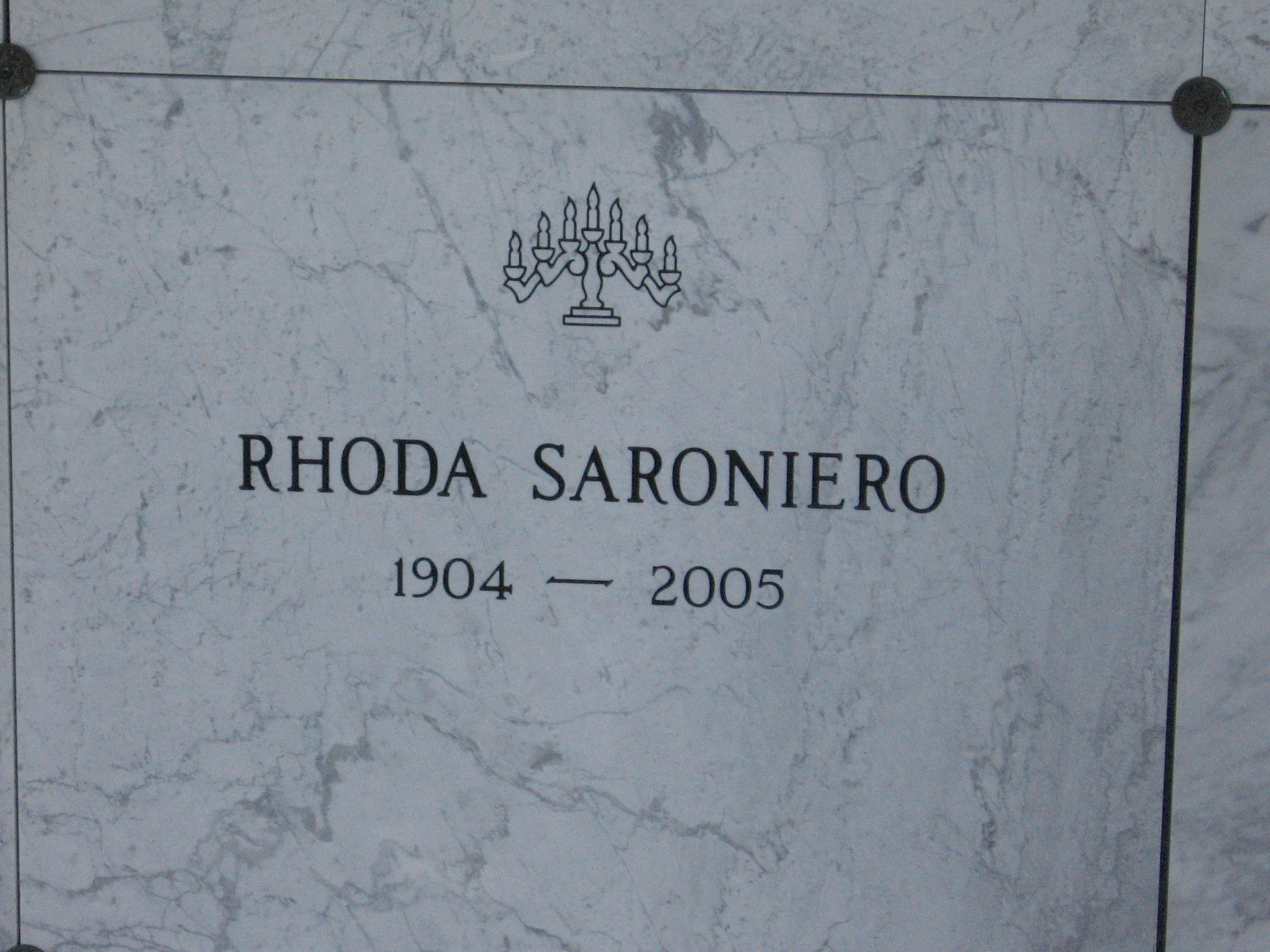 Rhoda Saroniero