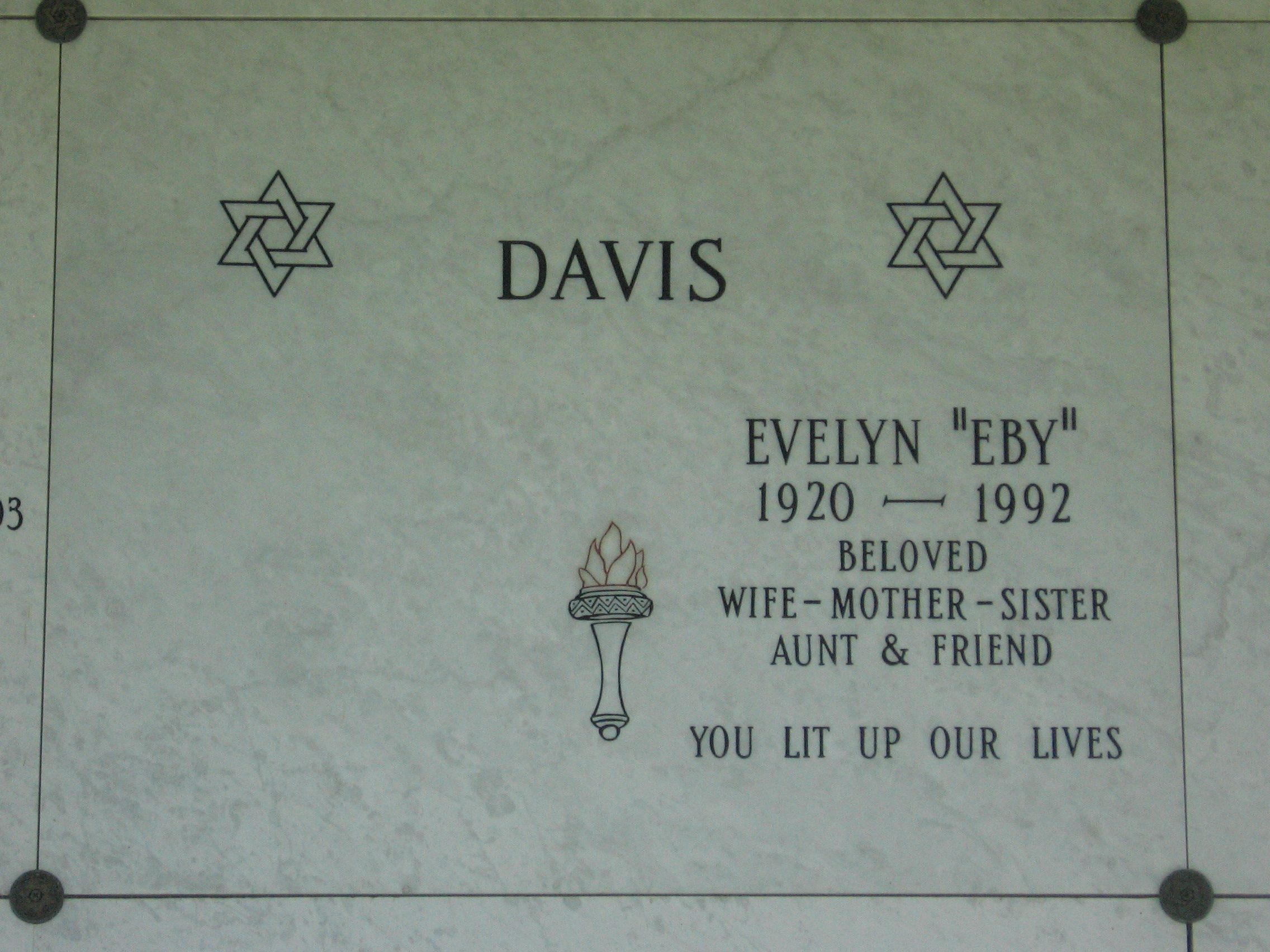 Evelyn "Eby" Davis