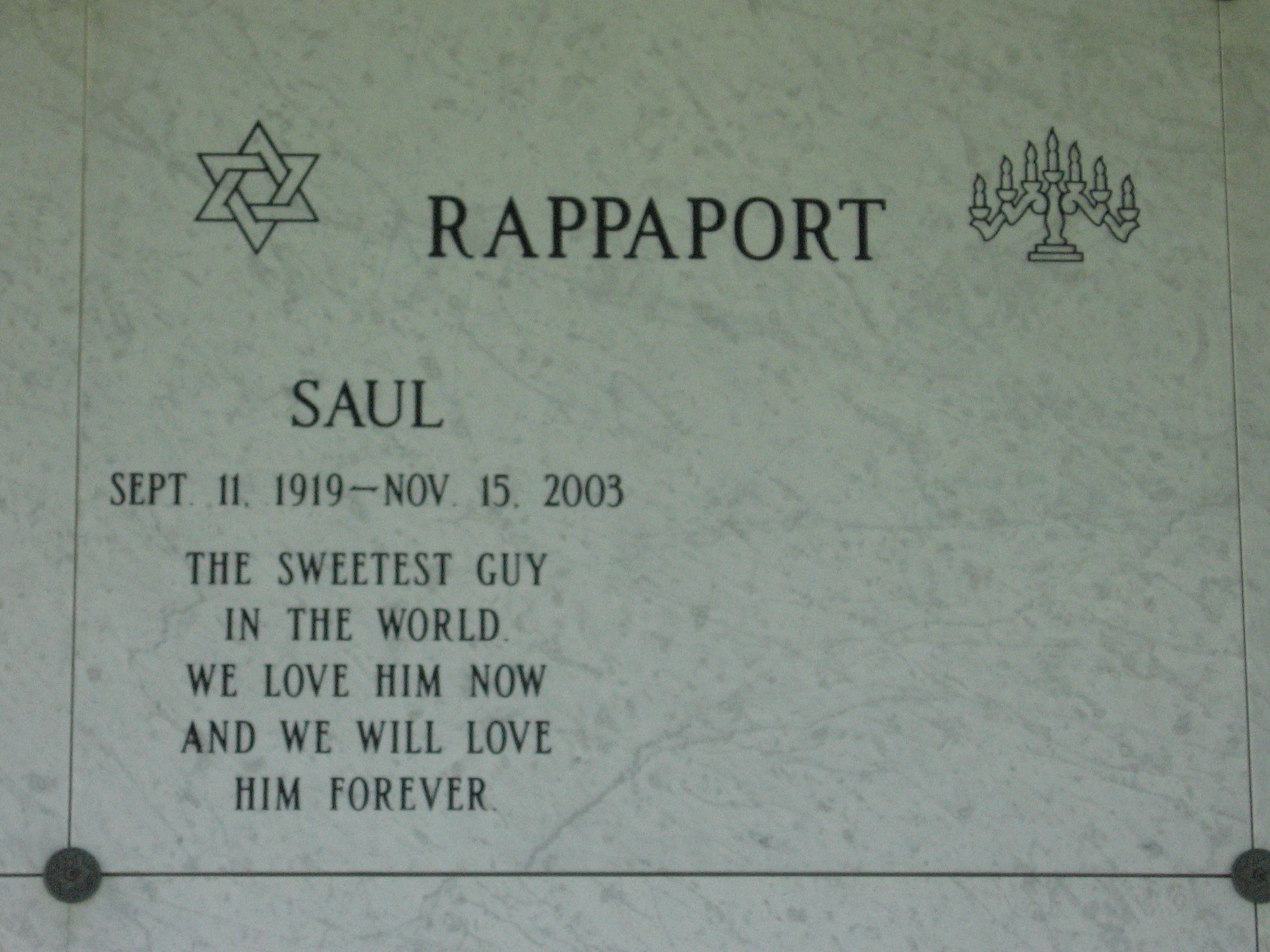 Saul Rappaport