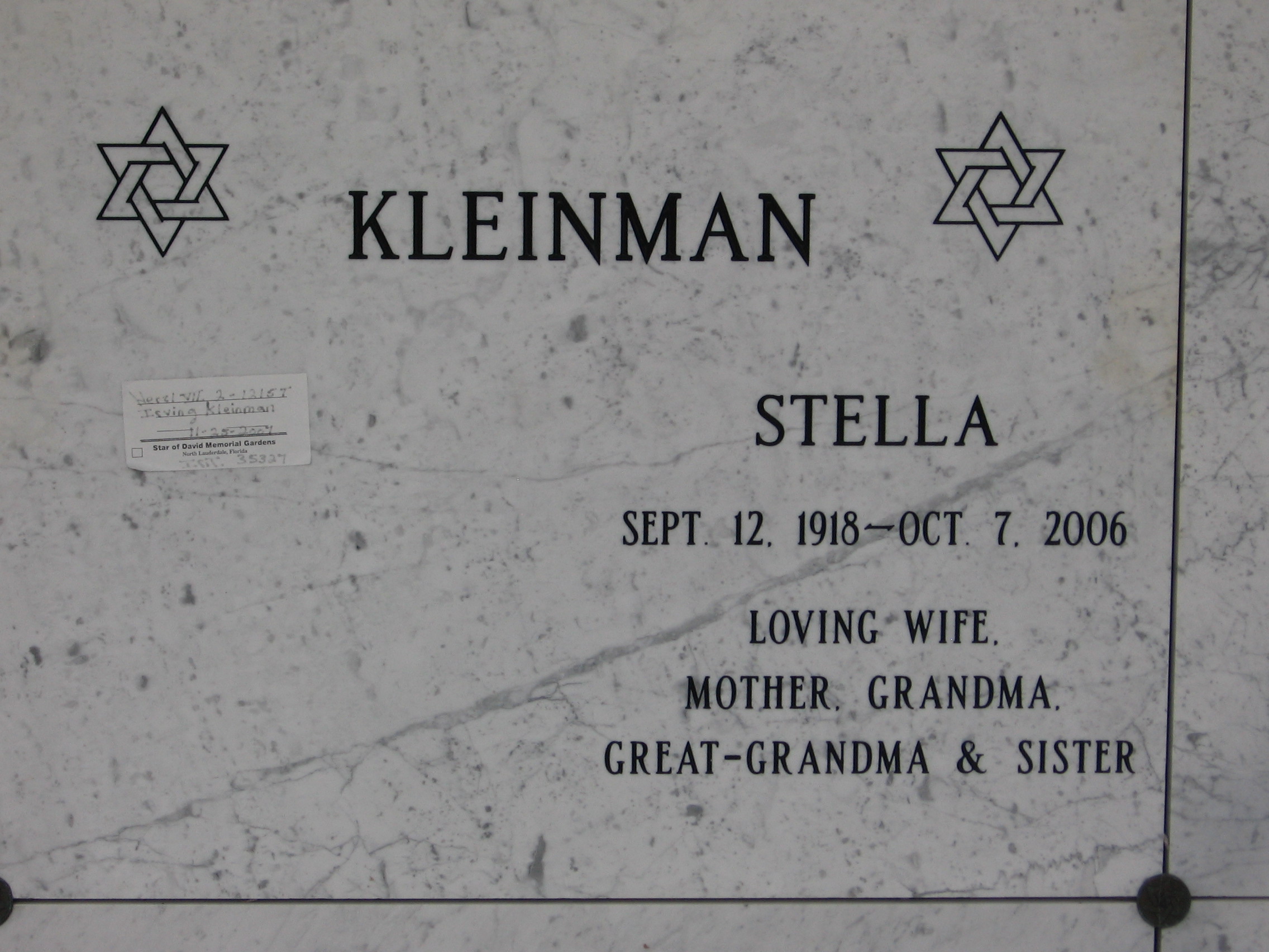 Stella Kleinman