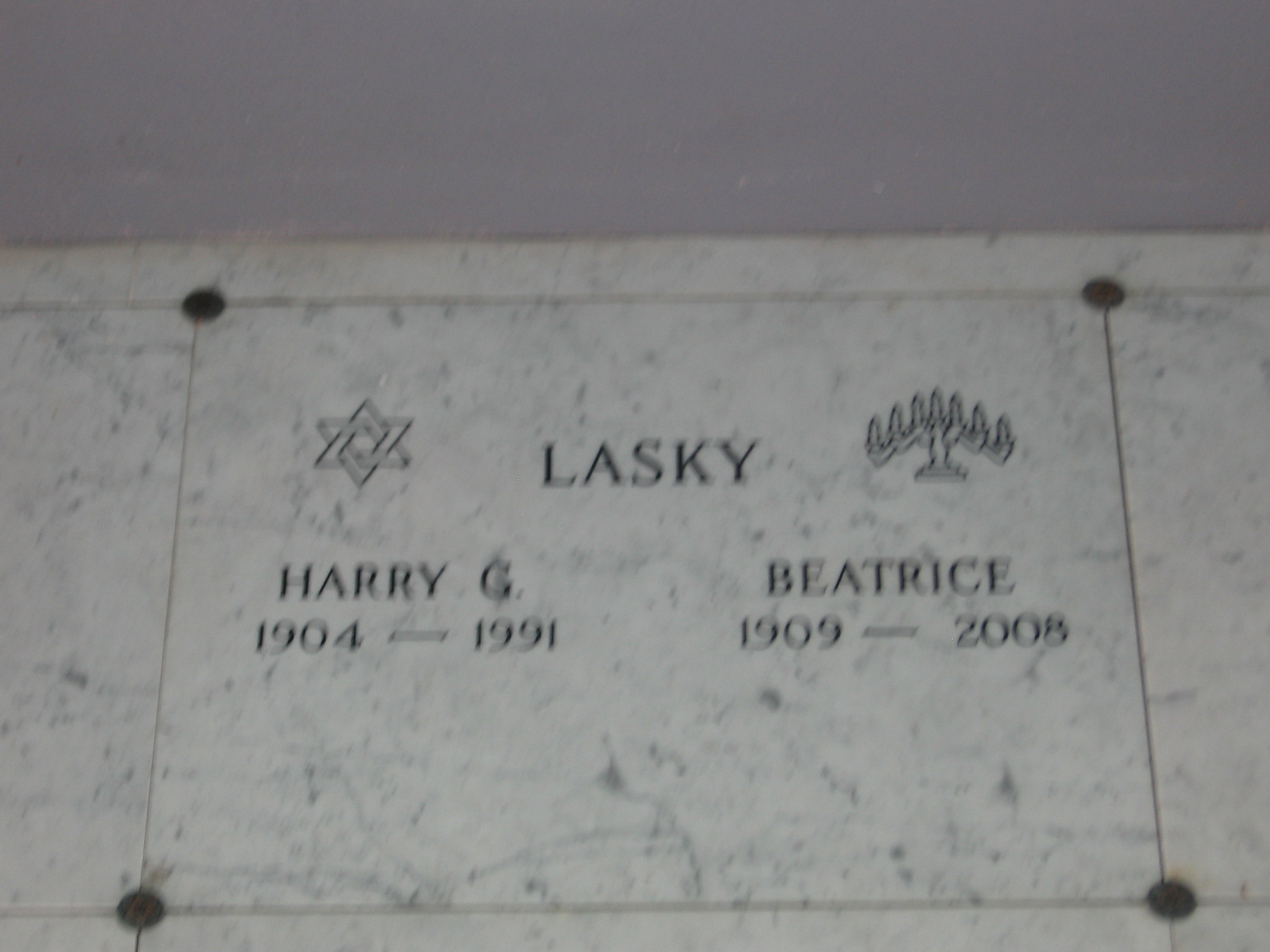 Harry G Lasky