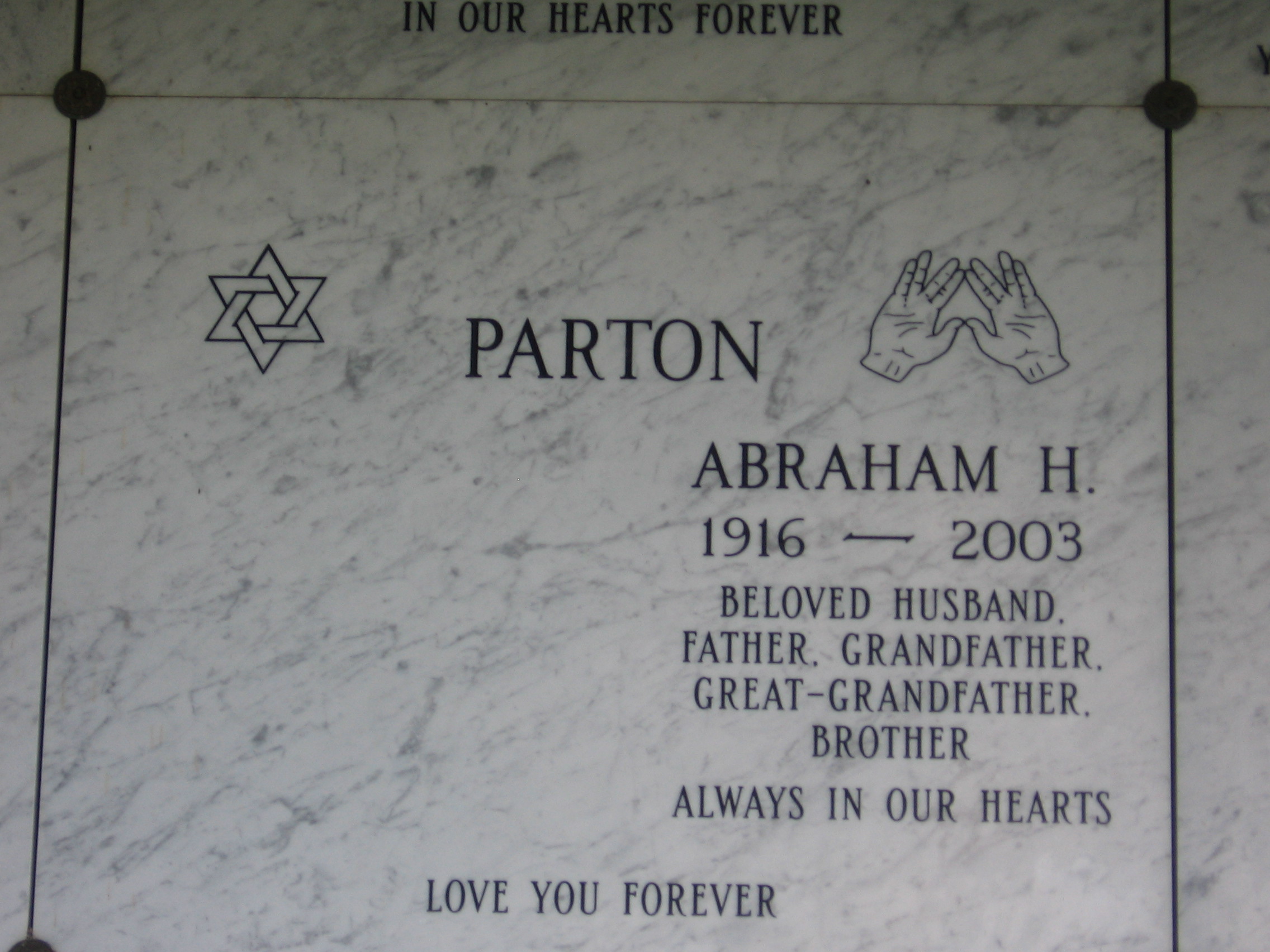 Abraham H Parton