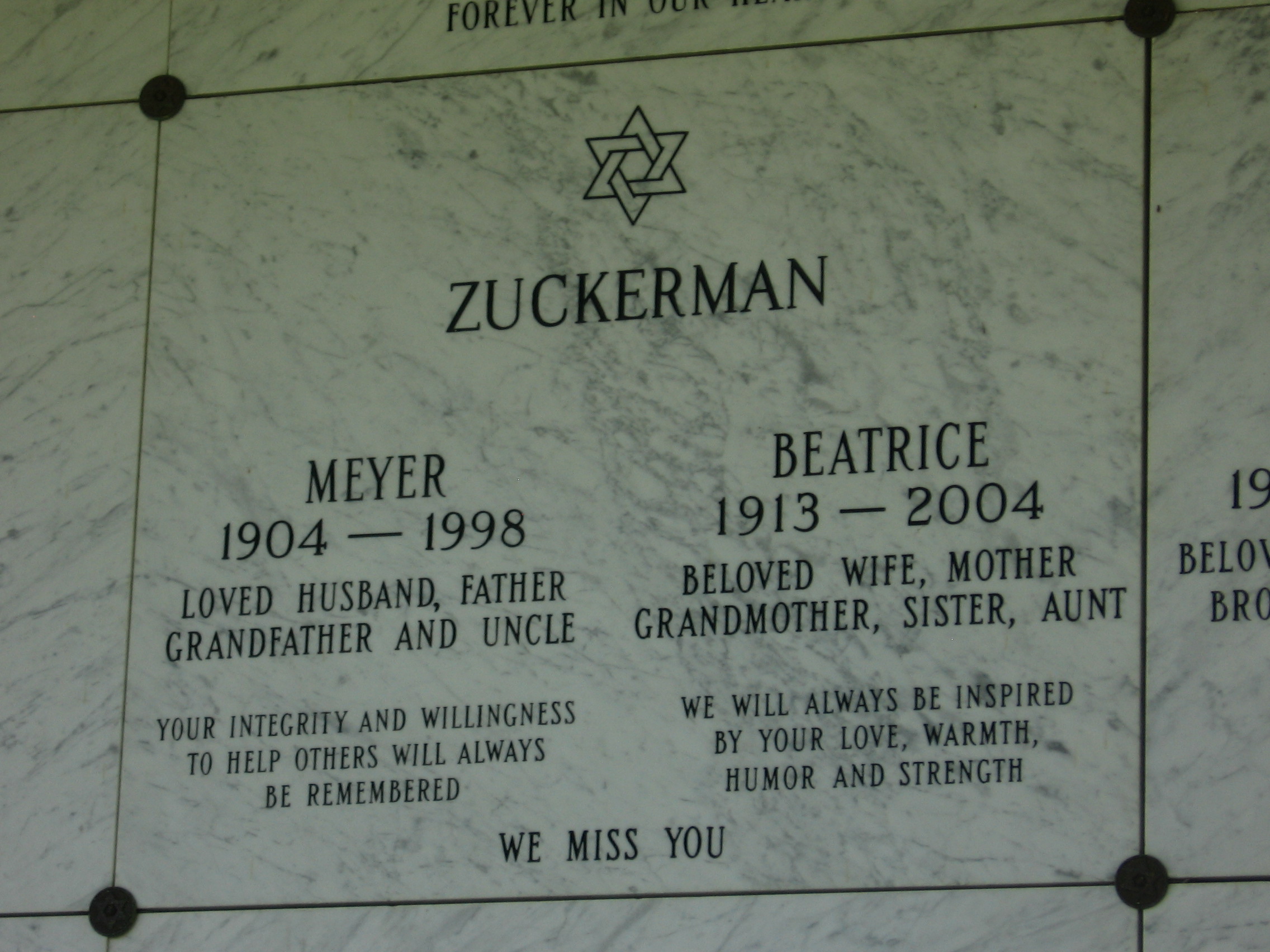Meyer Zuckerman