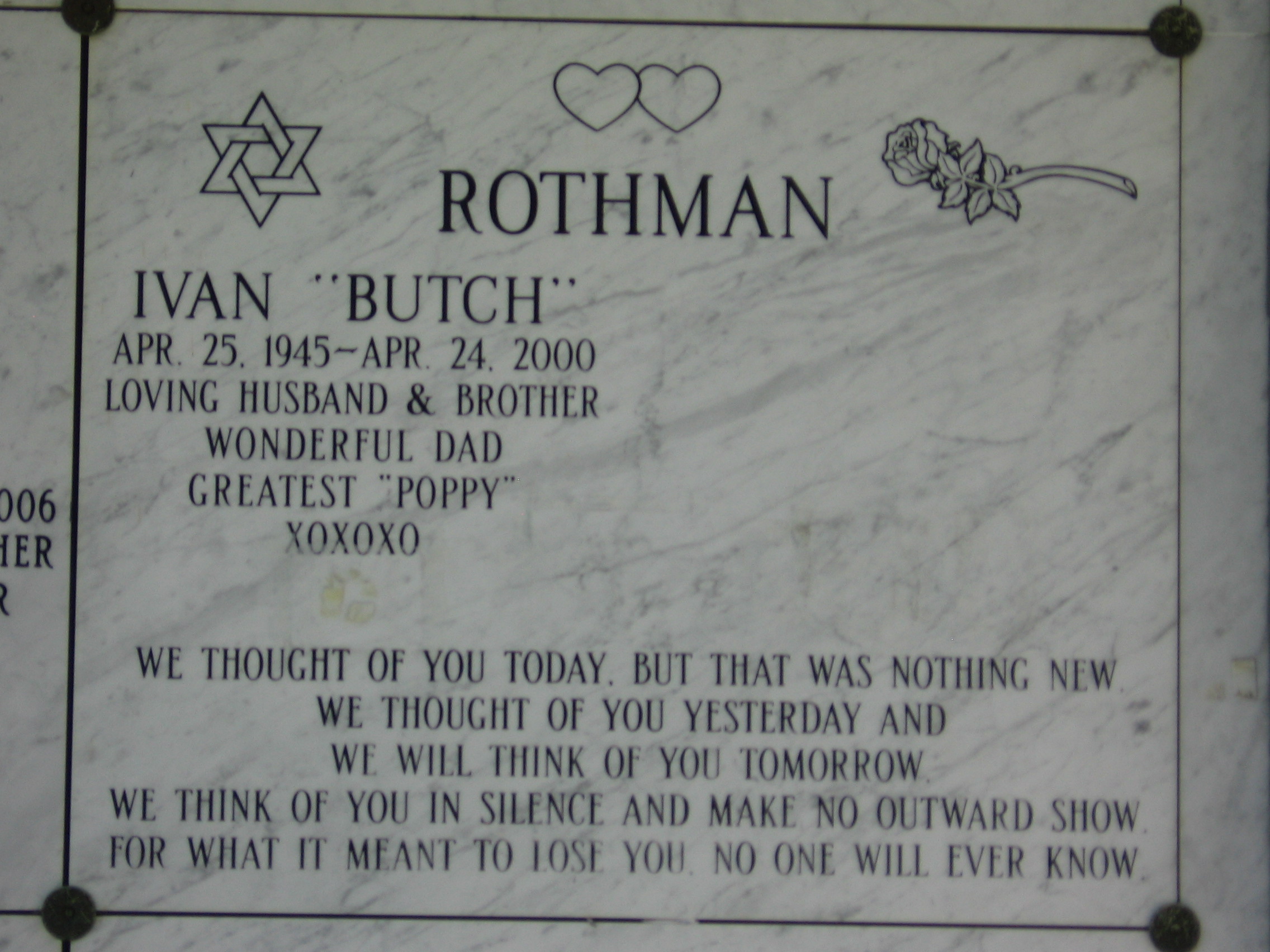 Ivan "Butch" Rothman