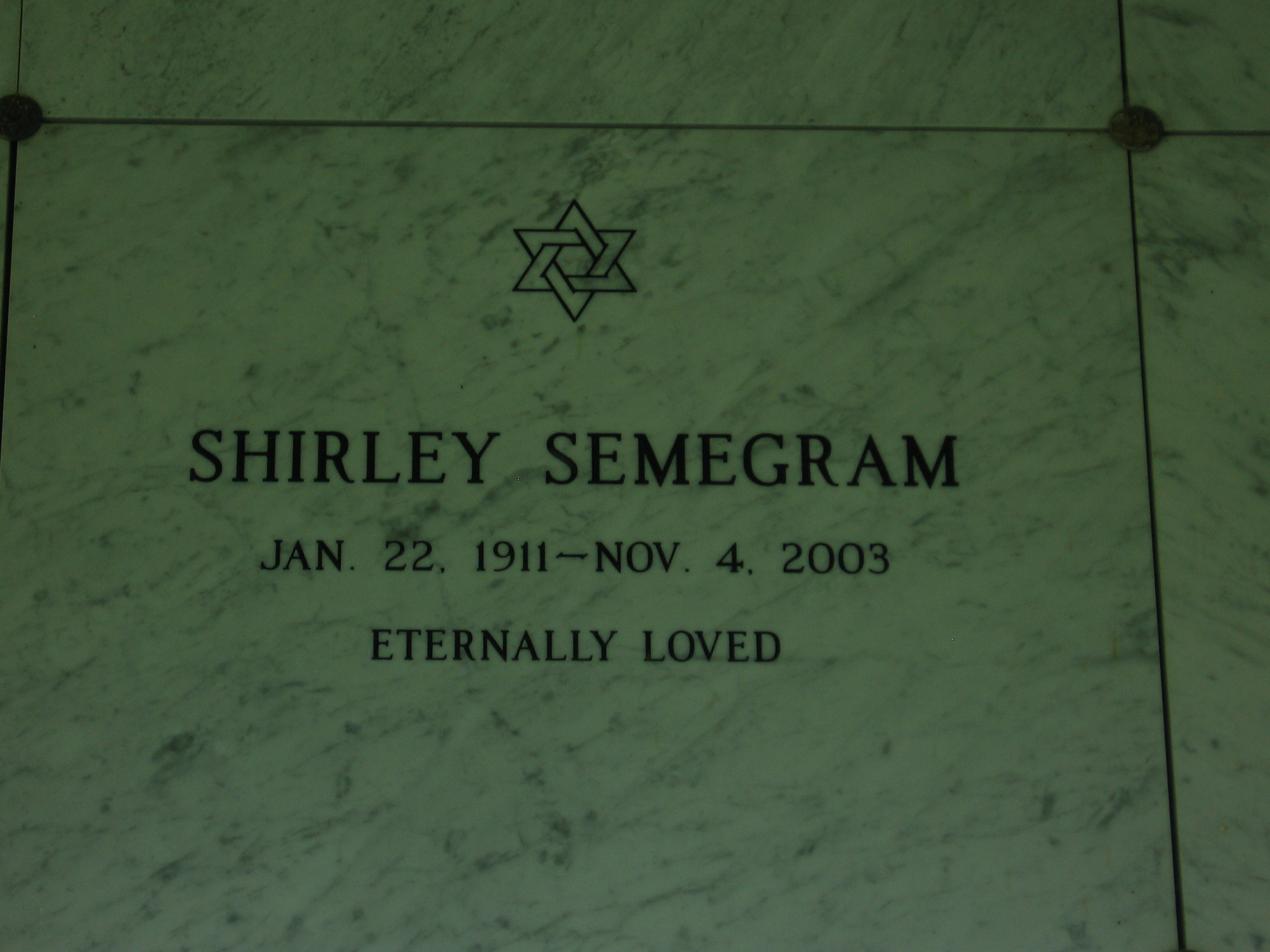 Shirley Semegram