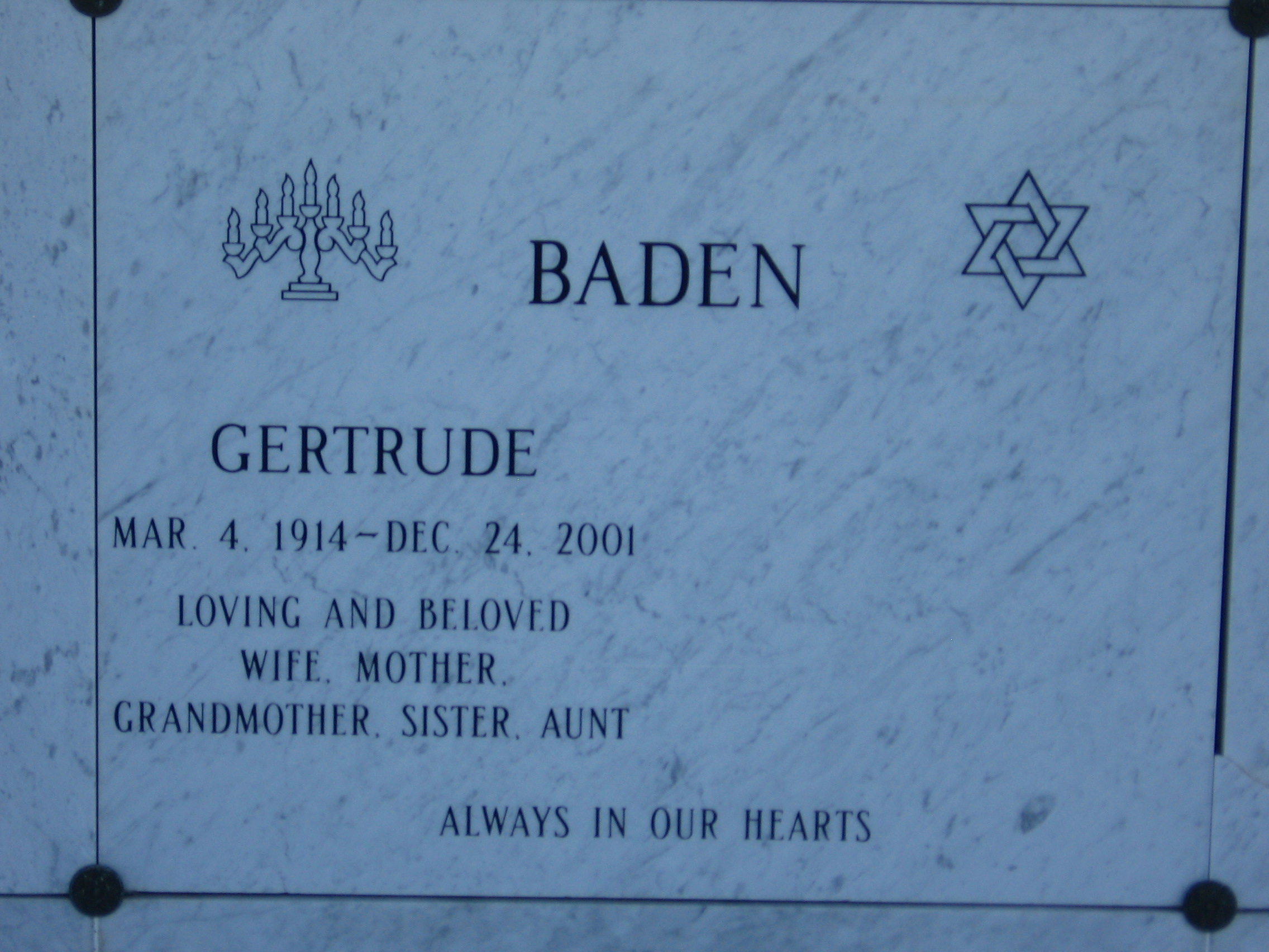 Gertrude Baden