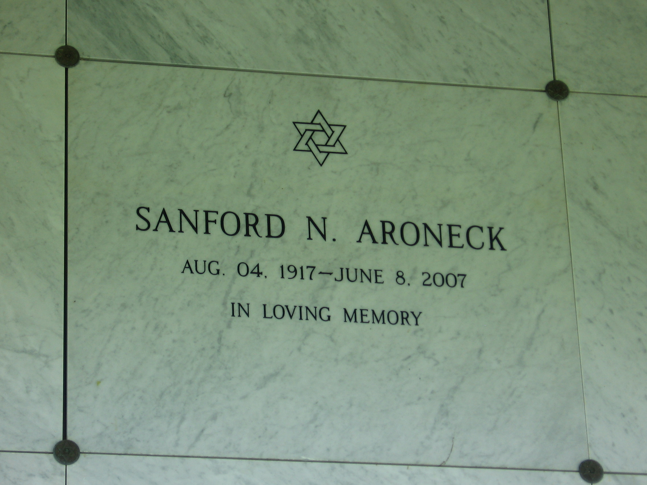 Sanford N Aroneck