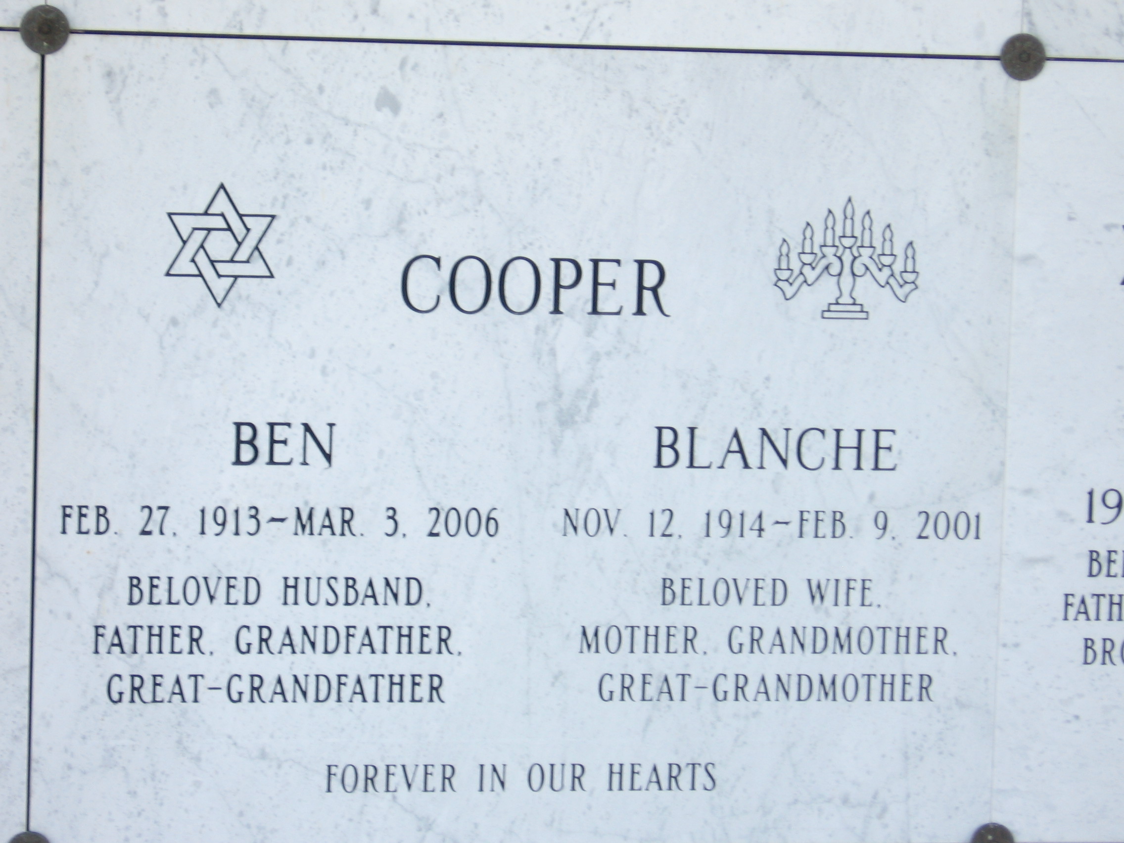 Blanche Cooper