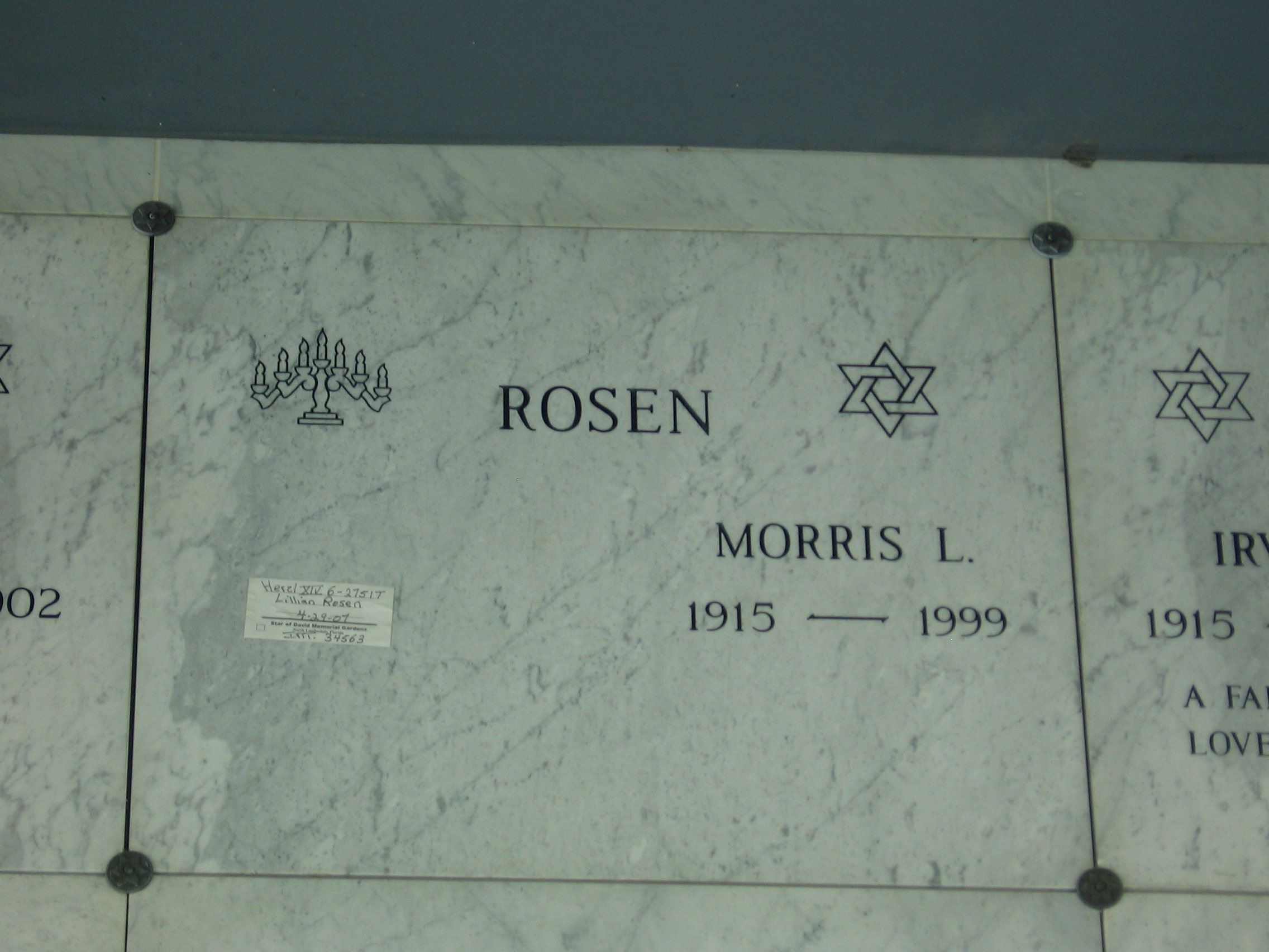 Morris L Rosen