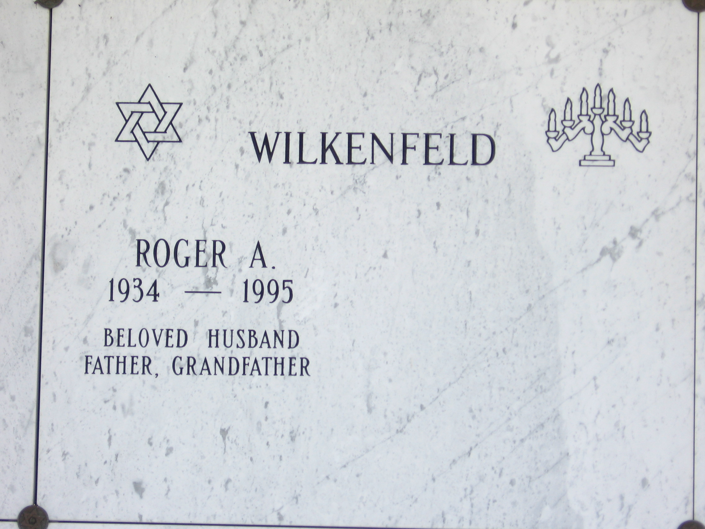 Roger A Wilkenfeld