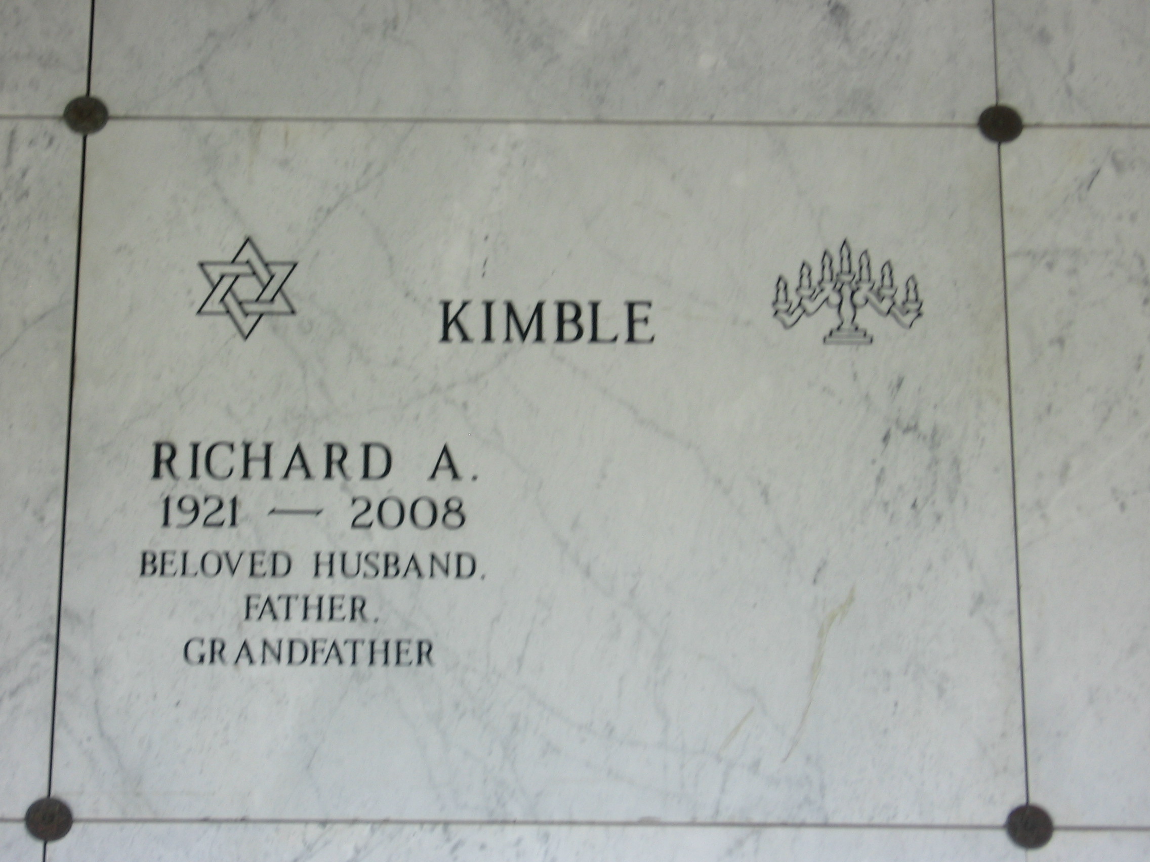 Richard A Kimble