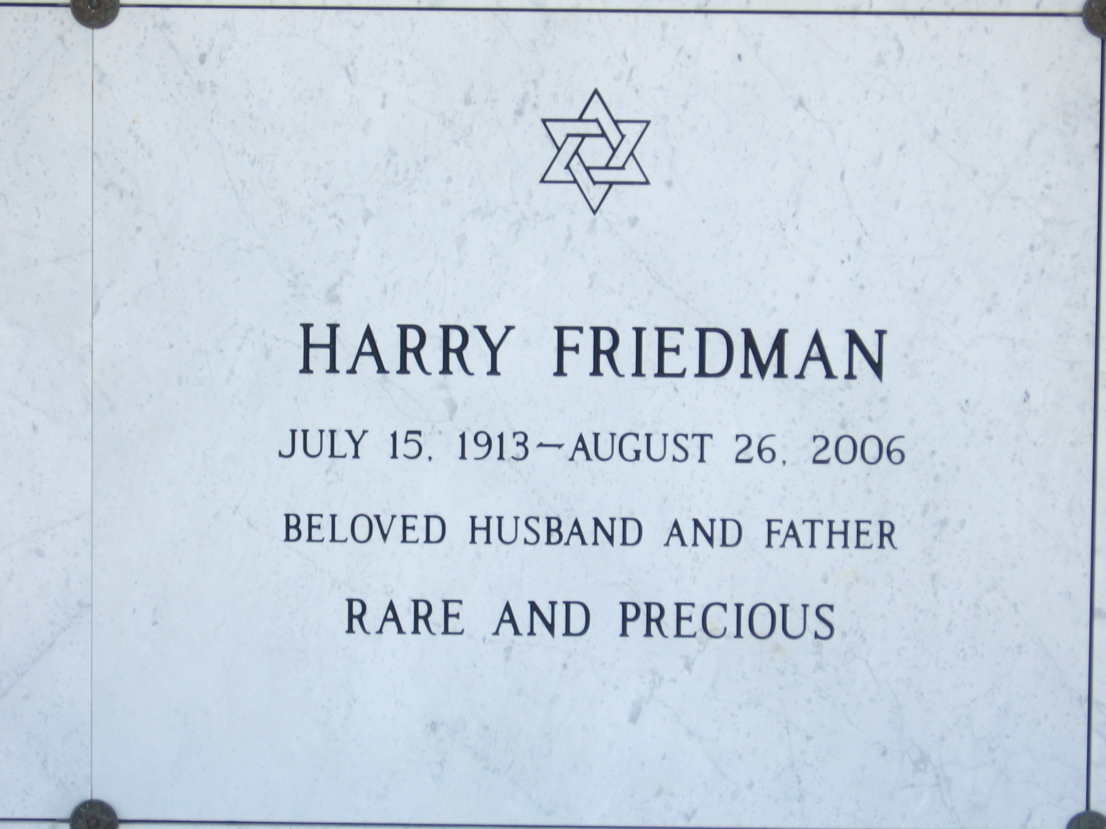 Harry Friedman