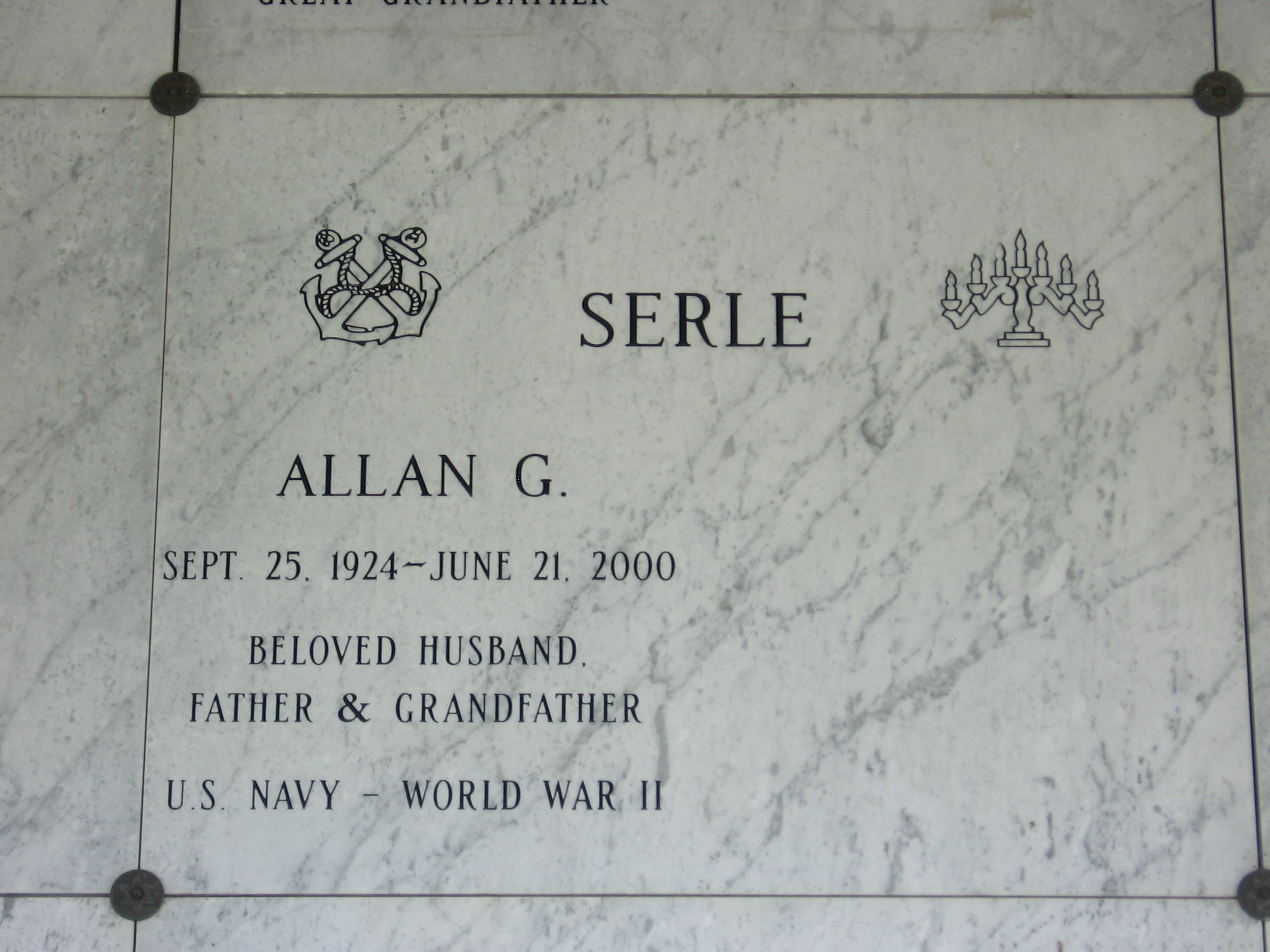 Allan G Serle