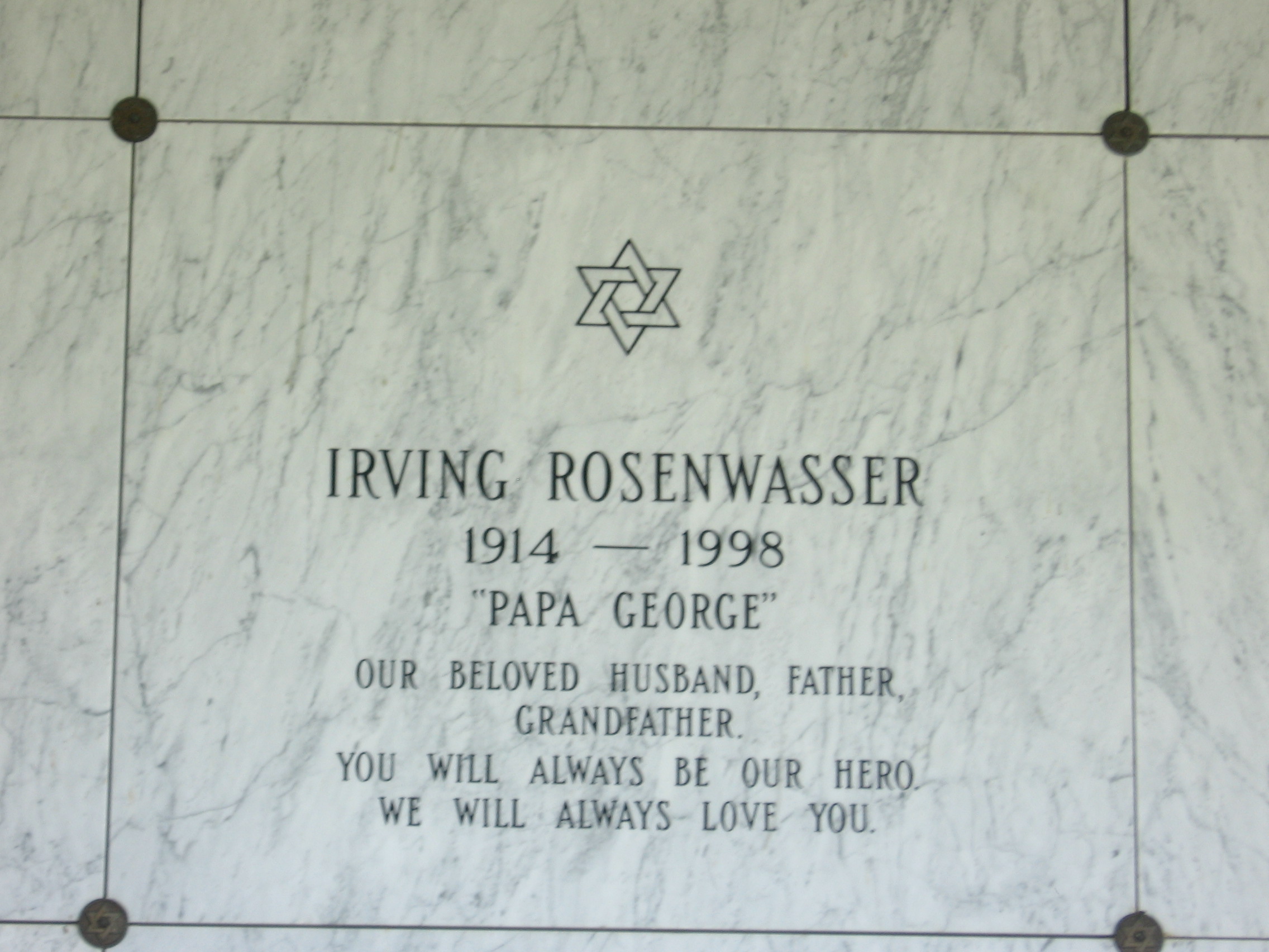 Irving Rosenwasser