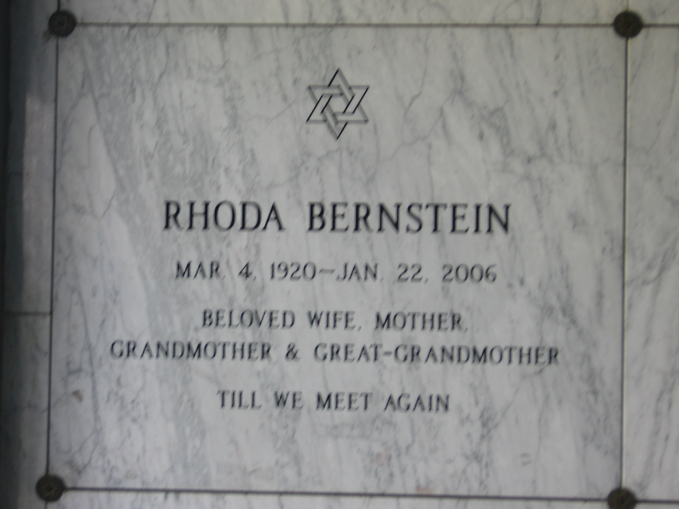 Rhoda Bernstein