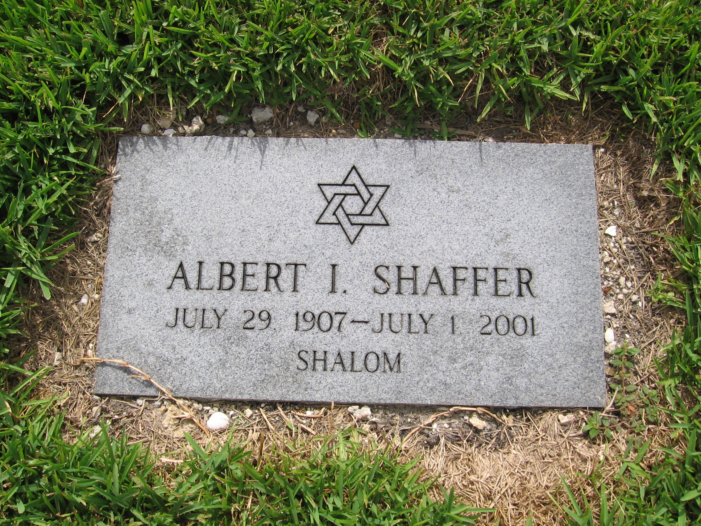 Albert I Shaffer