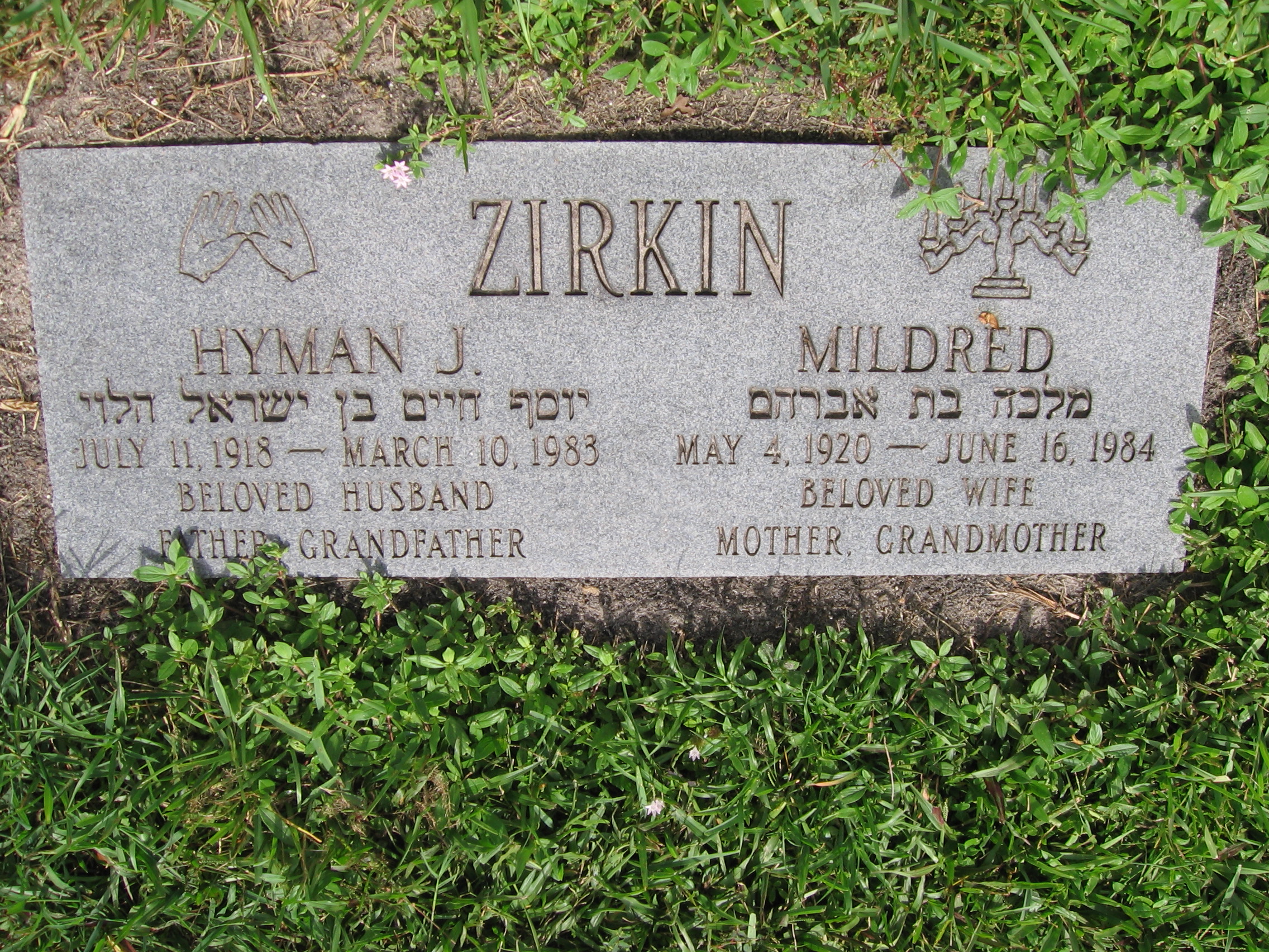 Hyman J Zirkin