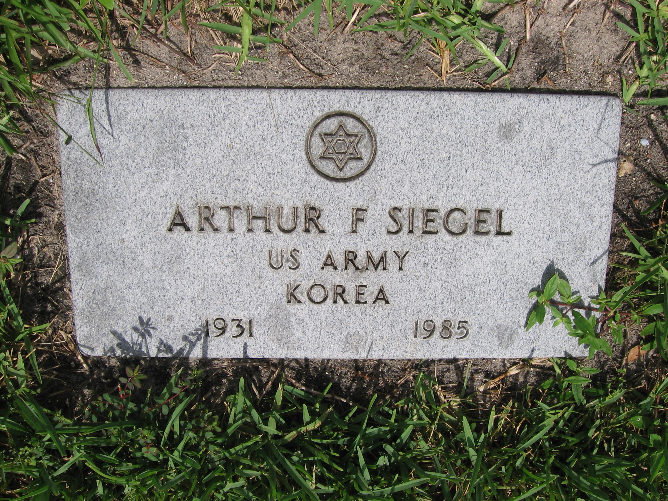 Arthur F Siegel
