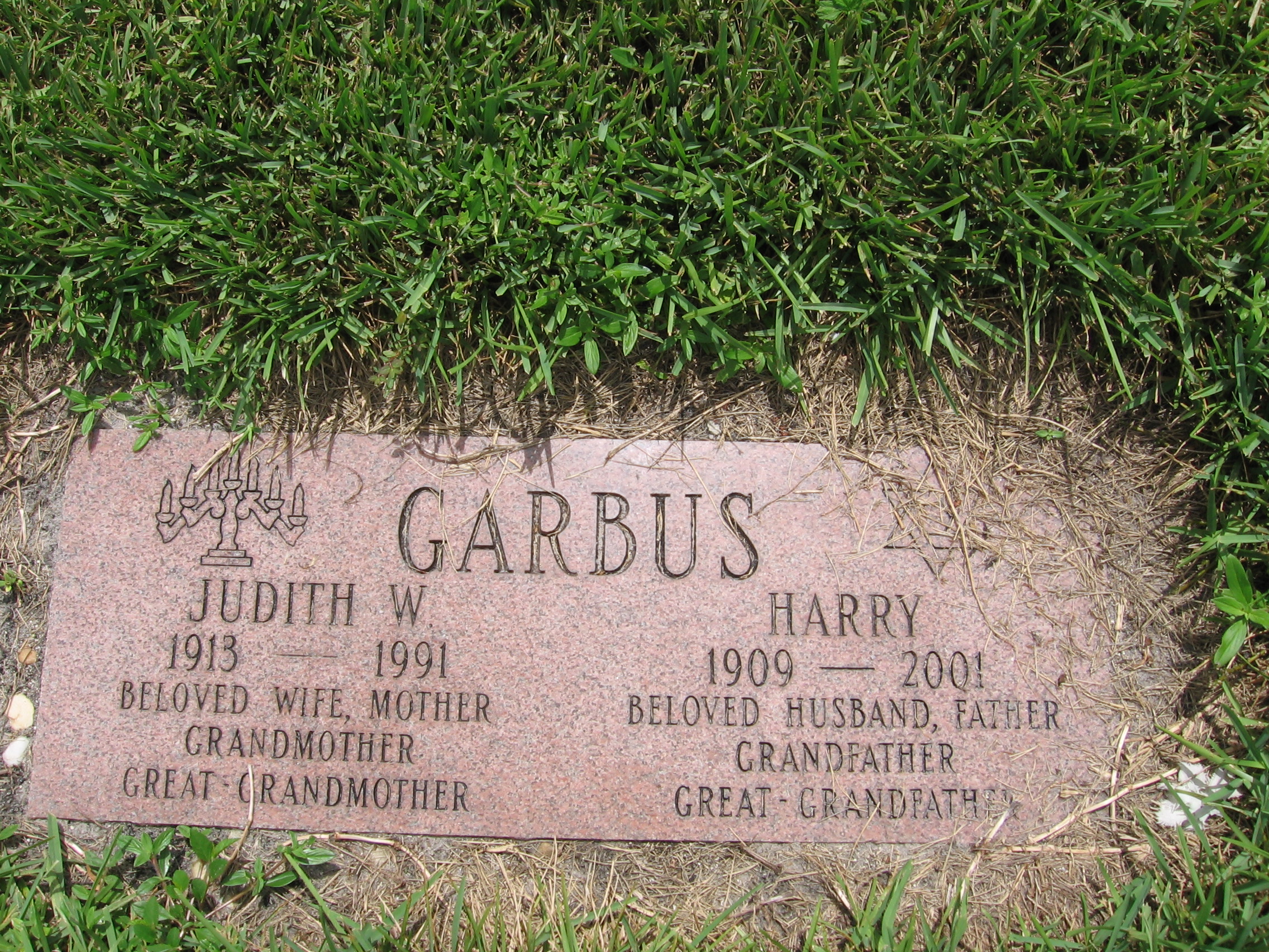 Judith W Garbus