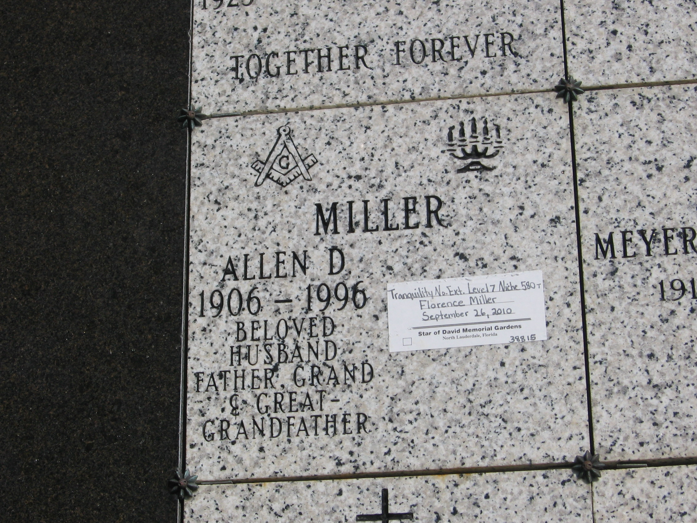 Allen D Miller