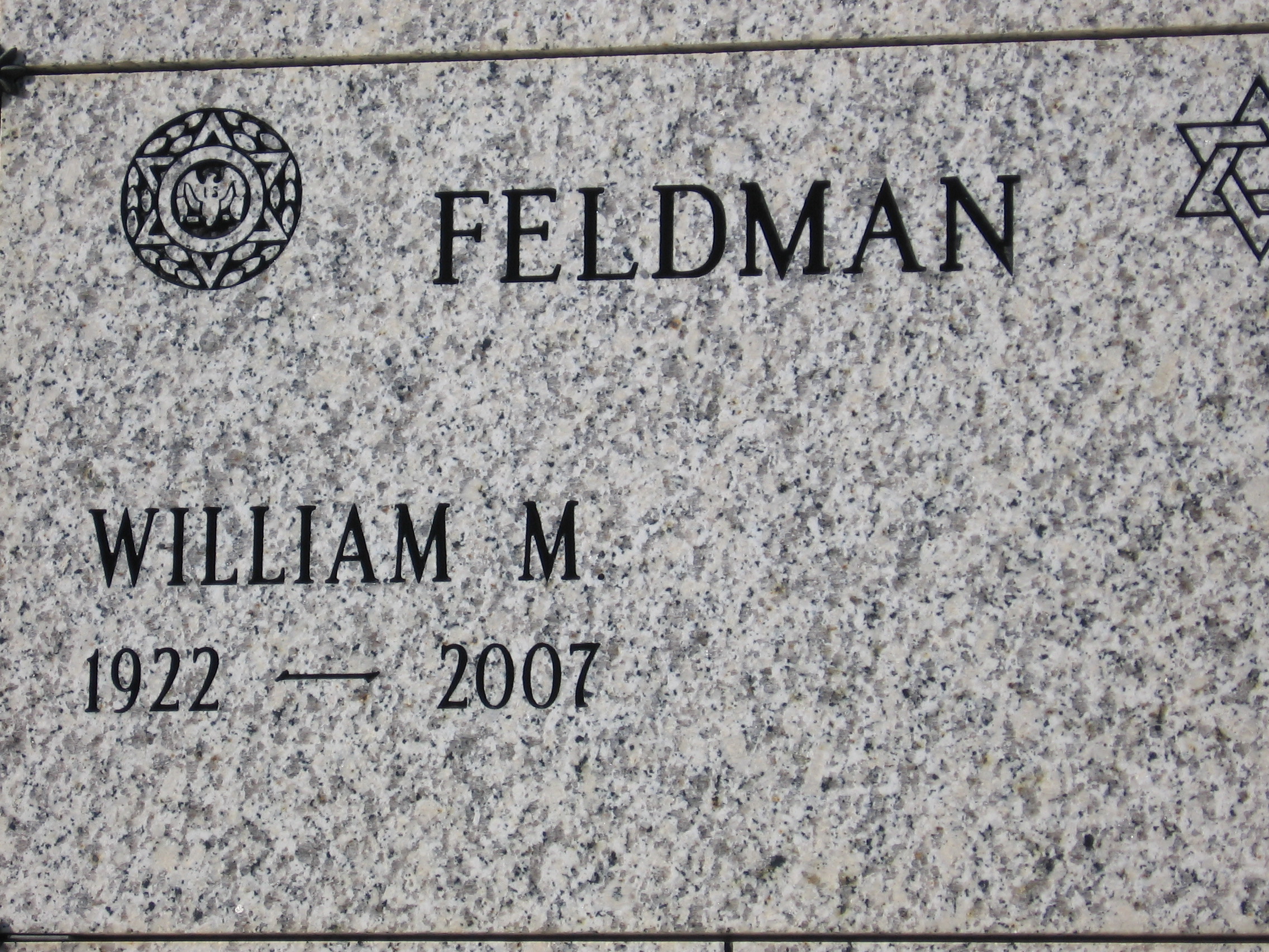 William M Feldman